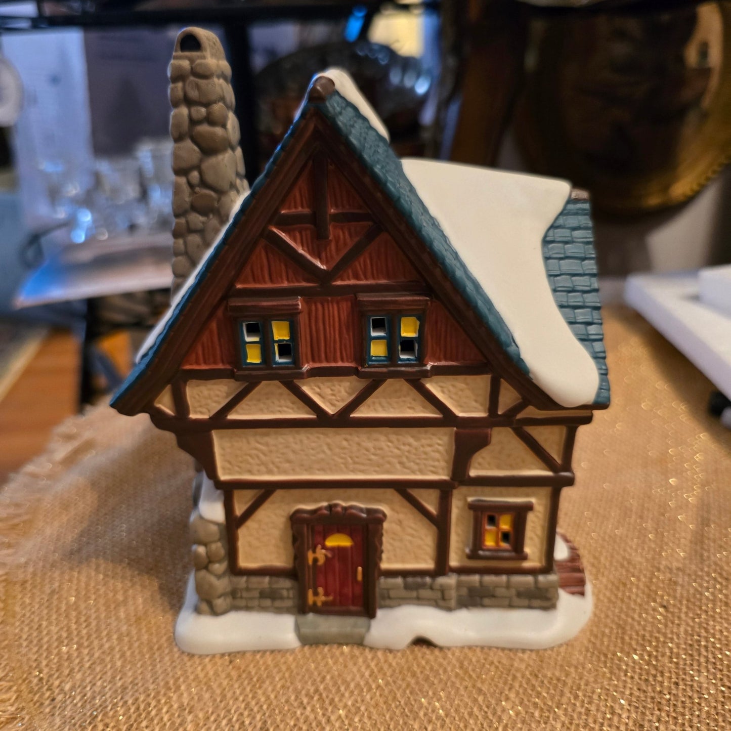 Dept 56 Alpine Village Bavarian Cottage 4056618 – Christmas House w/ Box - Bayshore Treasures
