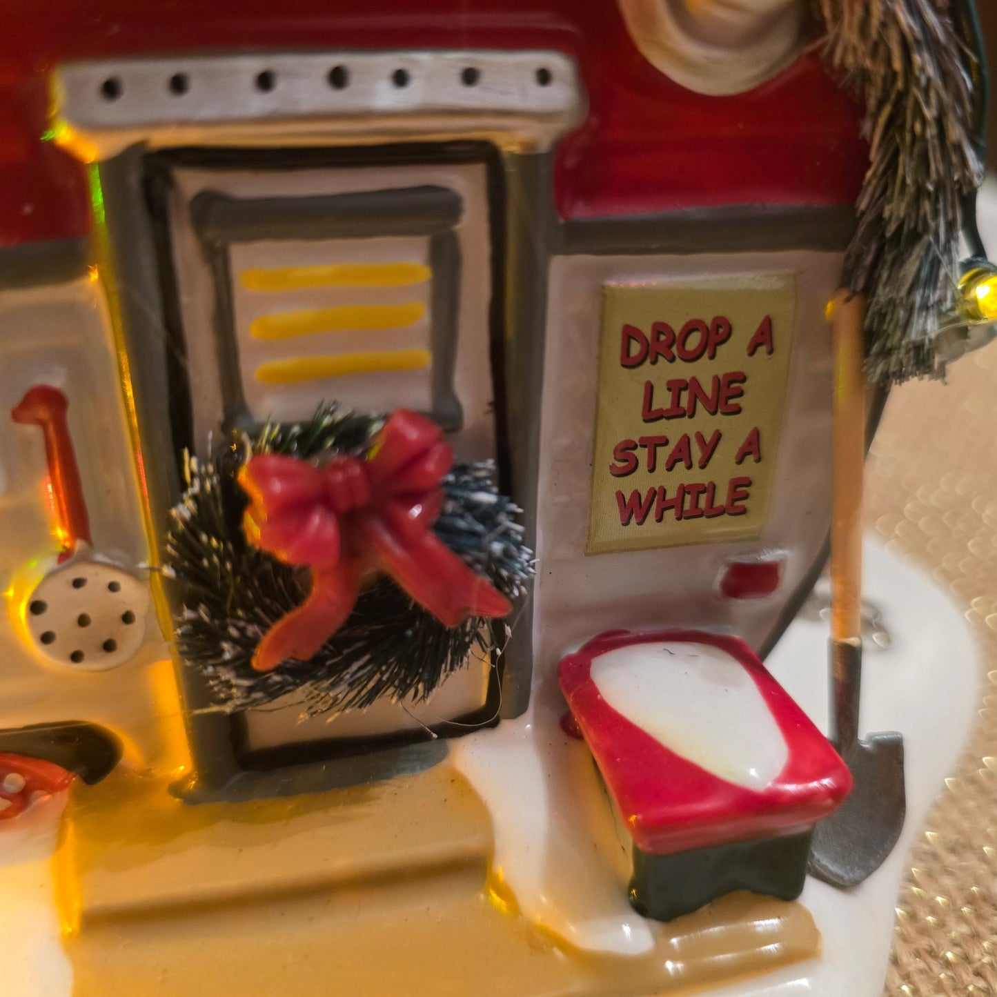 Dept 56 Snow Village Stumble Inn Fish Shack 6003138 Christmas House w/ Box - Bayshore Treasures