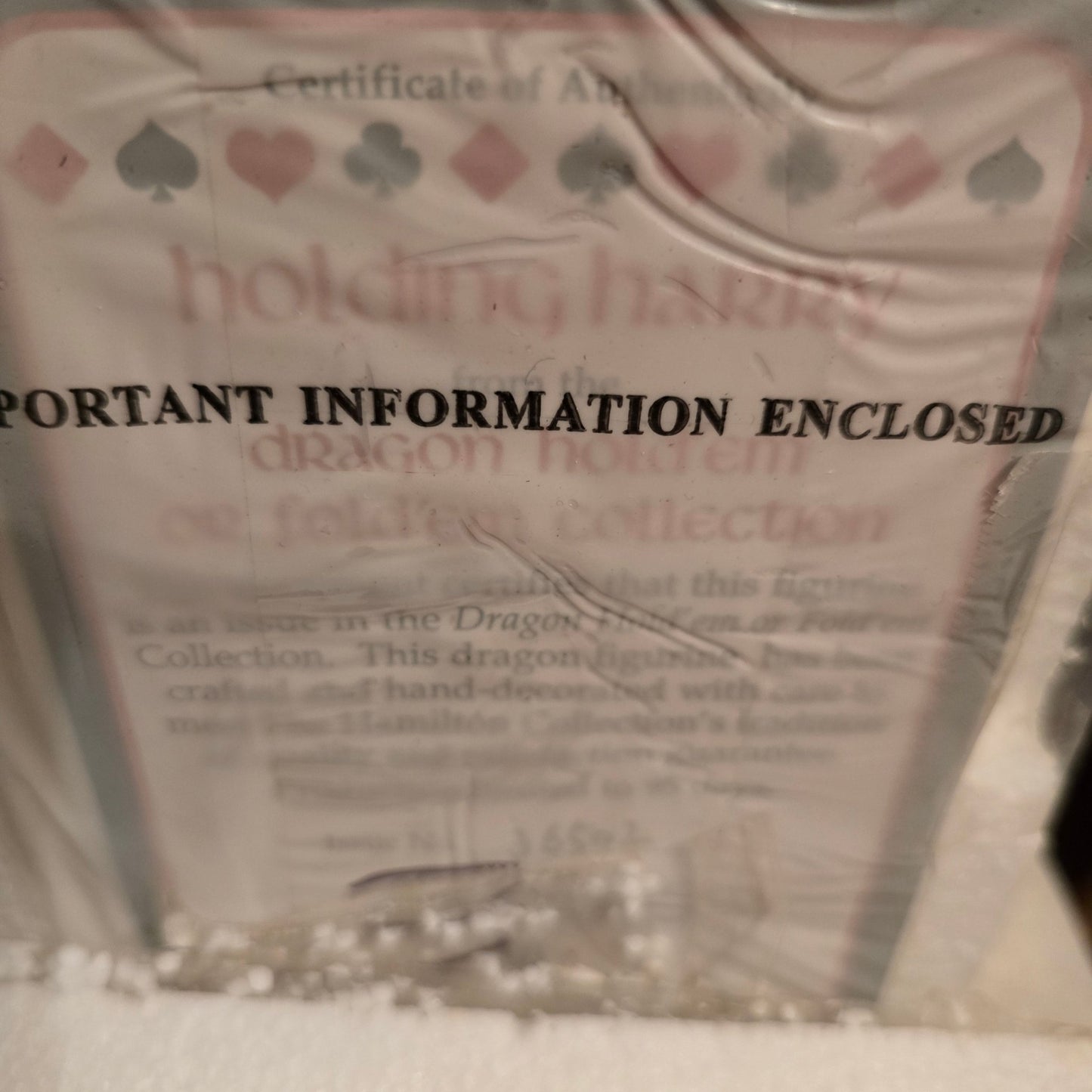 Hamilton Collection Dragon Hold ’Em or Fold ’Em Complete 6 Pc Set COAs Boxed - Bayshore Treasures