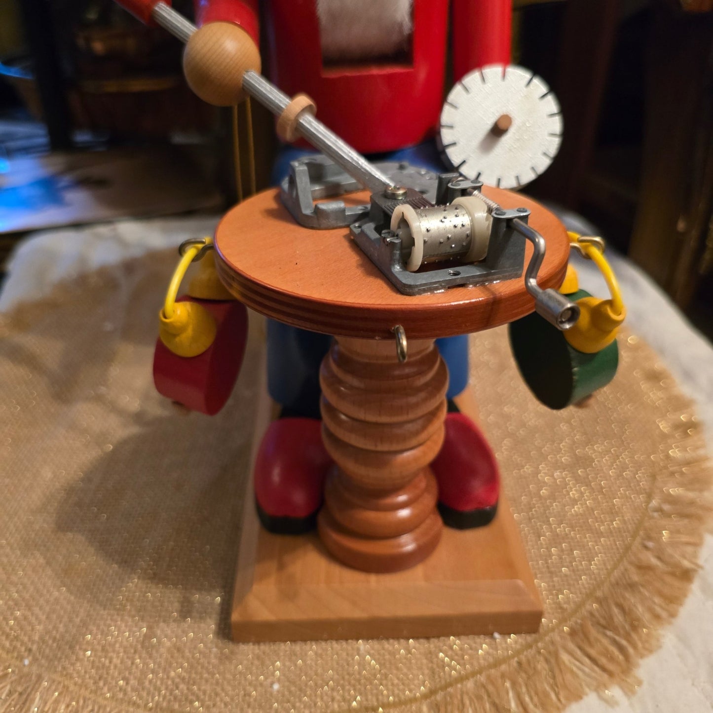 Steinbach German Nutcracker “Clockmaker” – 13” Musical – Plays Edelweiss – Handmade Germany - Bayshore Treasures