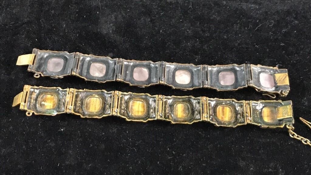 2 Designer Finnish Sarpaneva Bronze Bracelets - Bayshore Treasures