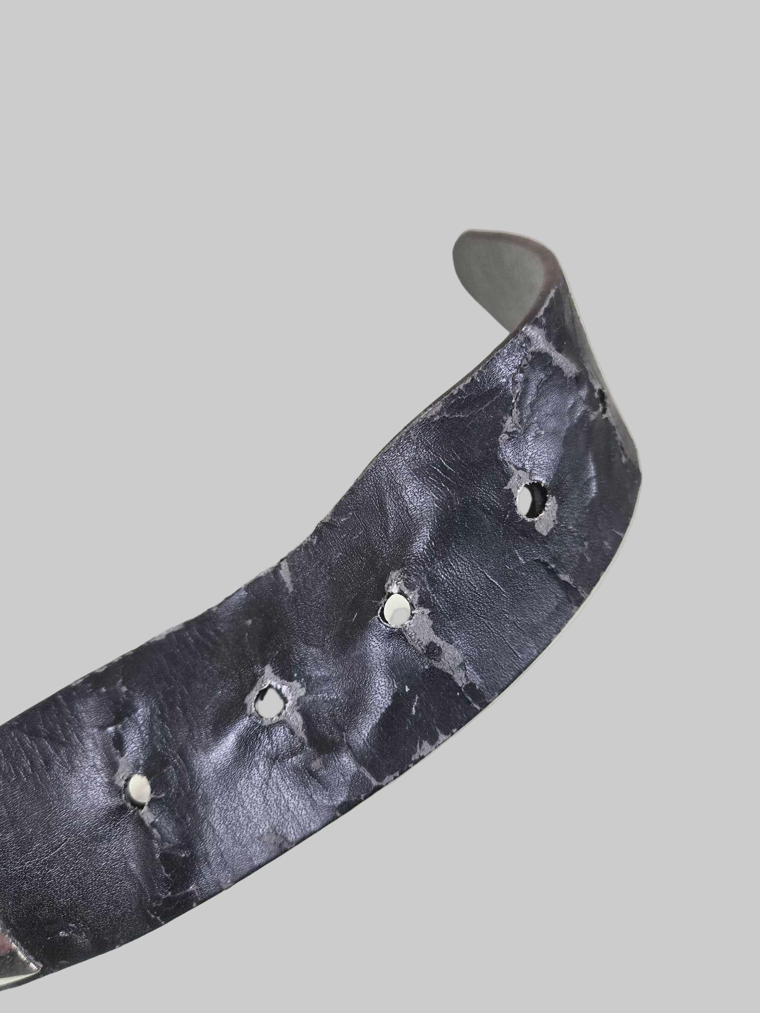 2005 Ramones Studded Punk Rock Belt Size 36 – Bioworld Merch – Black Leather – Pre - Loved - Bayshore Treasures