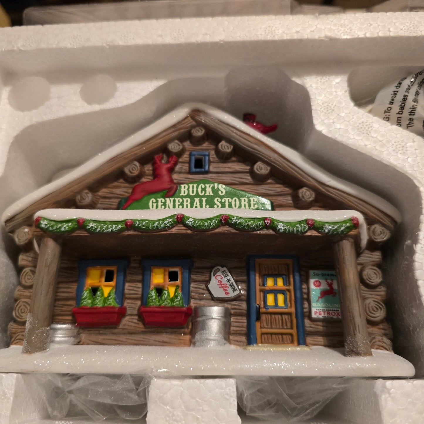 2016 TRADITIONS BY Dept 56 HOLIDAY IN THE WOODS GENERAL STORE GIFT SET - Bayshore Treasures