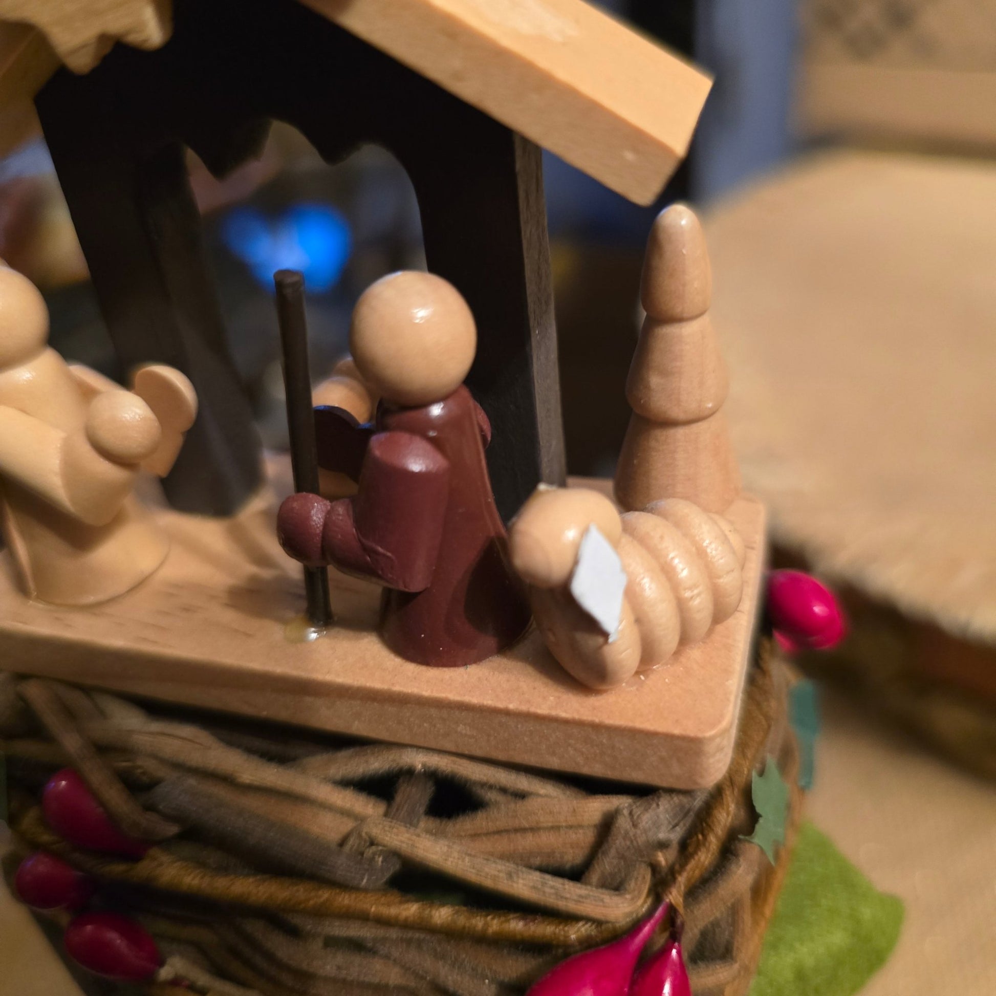 Byers’ Choice Nativity Table 2019 Accessory for Carolers Display 8852403102 - Bayshore Treasures