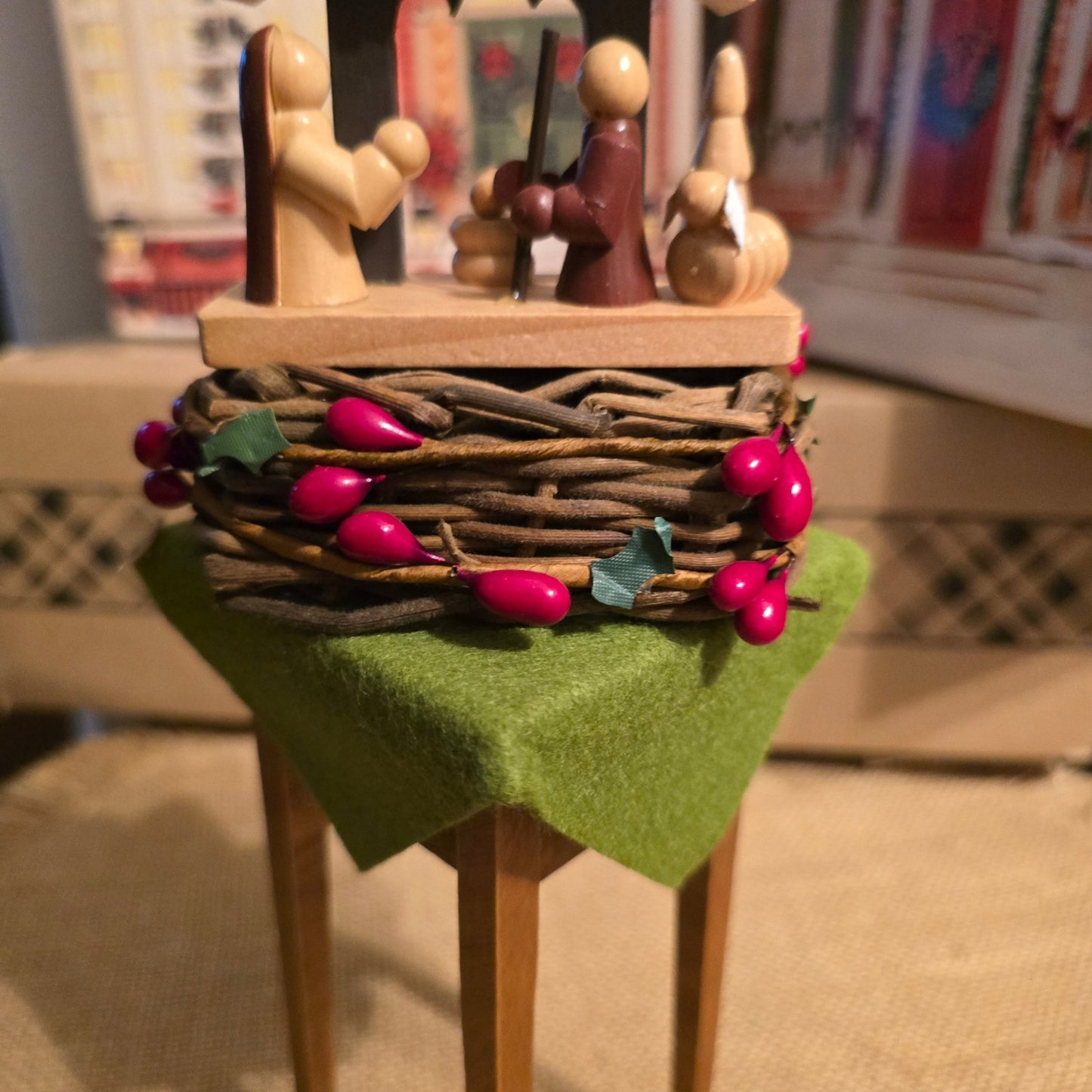 Byers’ Choice Nativity Table 2019 Accessory for Carolers Display 8852403102 - Bayshore Treasures