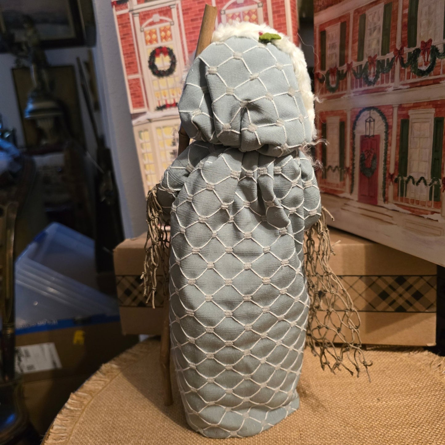 Byers’ Choice Nautical Santa 2009 Seashells Lantern Fisherman Christmas Caroler - Bayshore Treasures