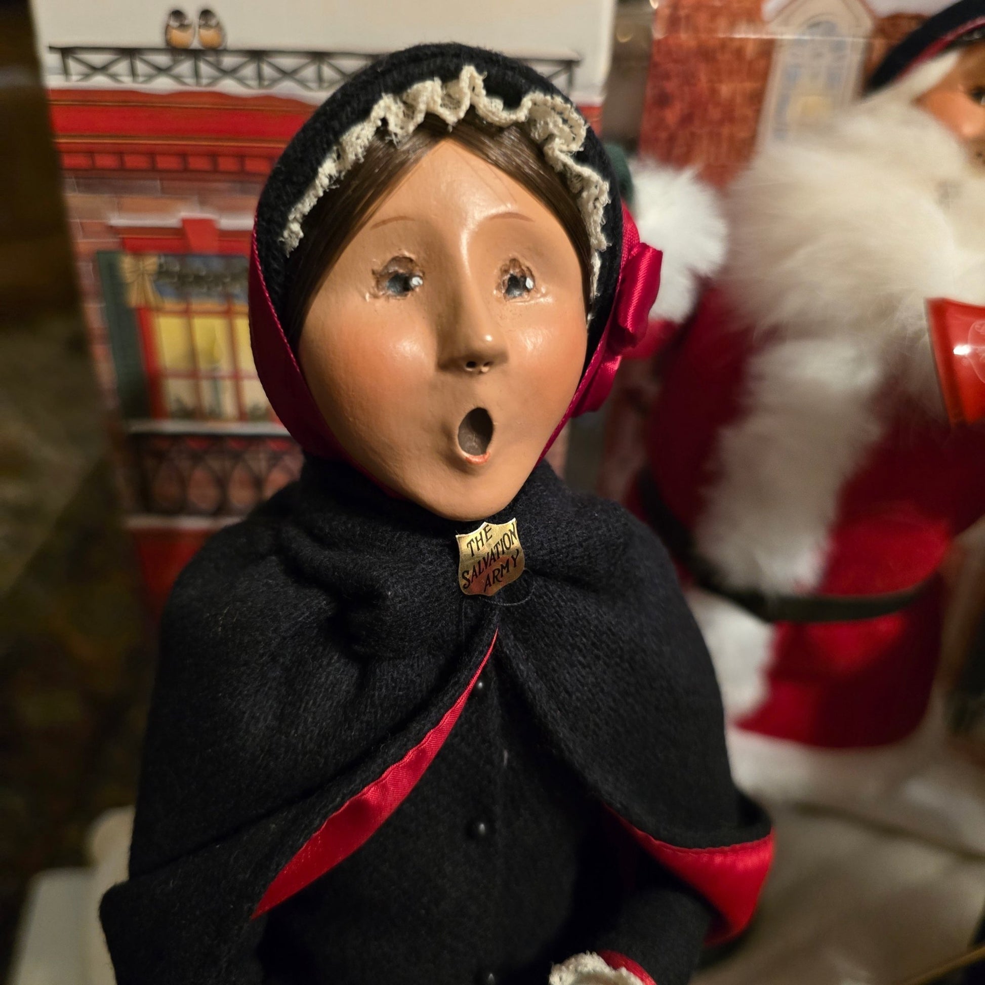 Byers’ Choice Salvation Army Carolers Lot of 5 w/ Instruments & Drums Rare - Bayshore Treasures