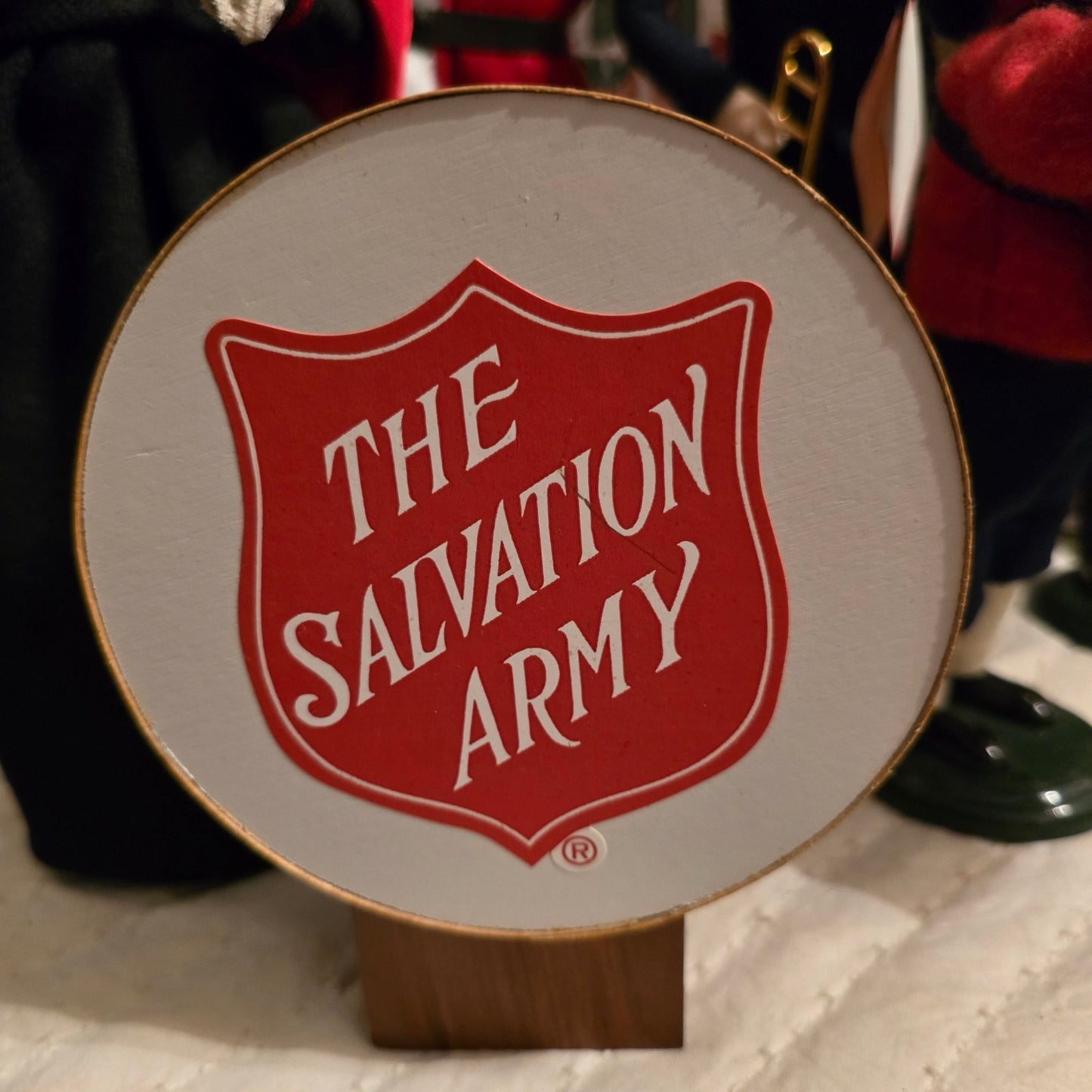 Byers’ Choice Salvation Army Carolers Lot of 5 w/ Instruments & Drums Rare - Bayshore Treasures