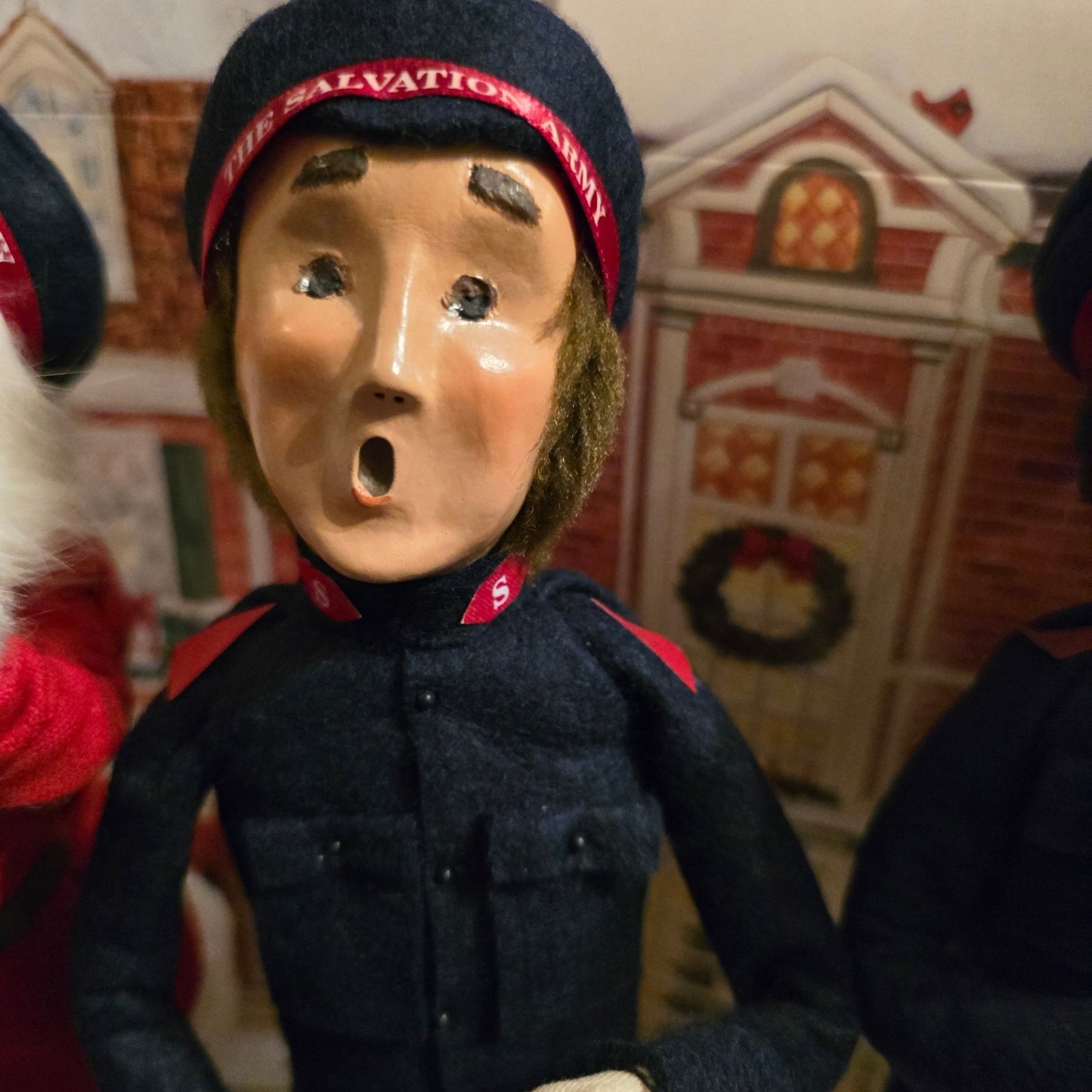 Byers’ Choice Salvation Army Carolers Lot of 5 w/ Instruments & Drums Rare - Bayshore Treasures