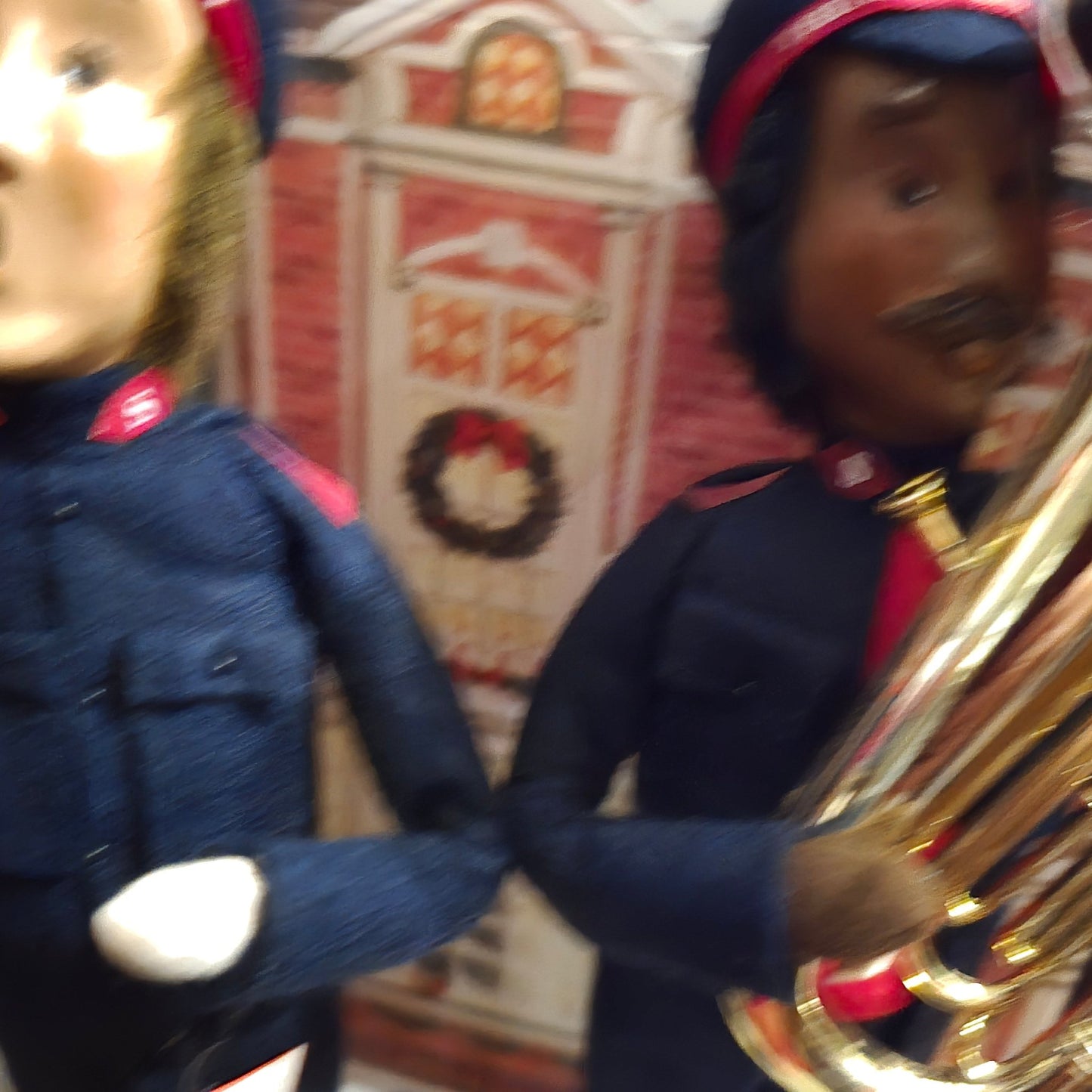 Byers’ Choice Salvation Army Carolers Lot of 5 w/ Instruments & Drums Rare - Bayshore Treasures