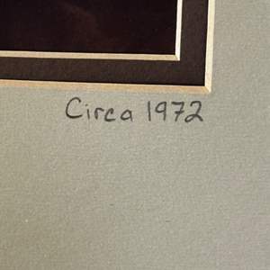 Cathy Rigby Olympic gymnast on bars original photo framed with coa 1972 - Bayshore Treasures