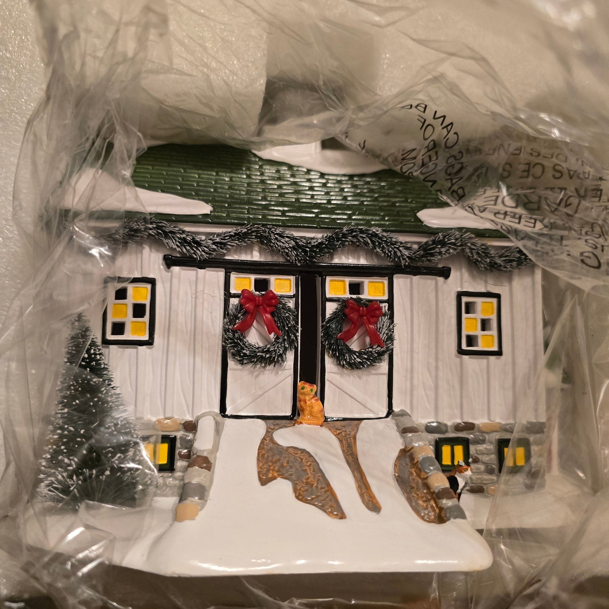 Department 56 Crooked Creek Farm Country Living Holiday Collection Christmas house - Bayshore Treasures