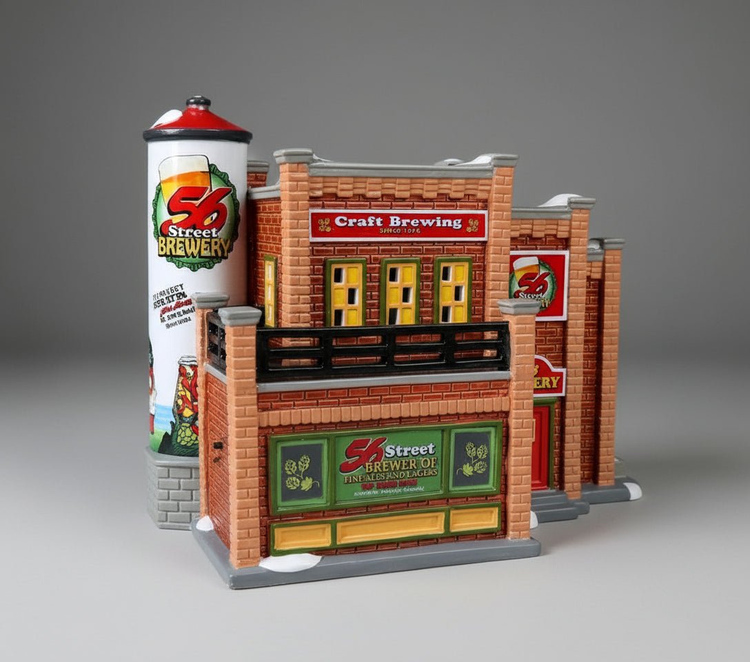 Department 56 Snow Village "56 Street Brewery Box Set" 4056682 Retired - Bayshore Treasures