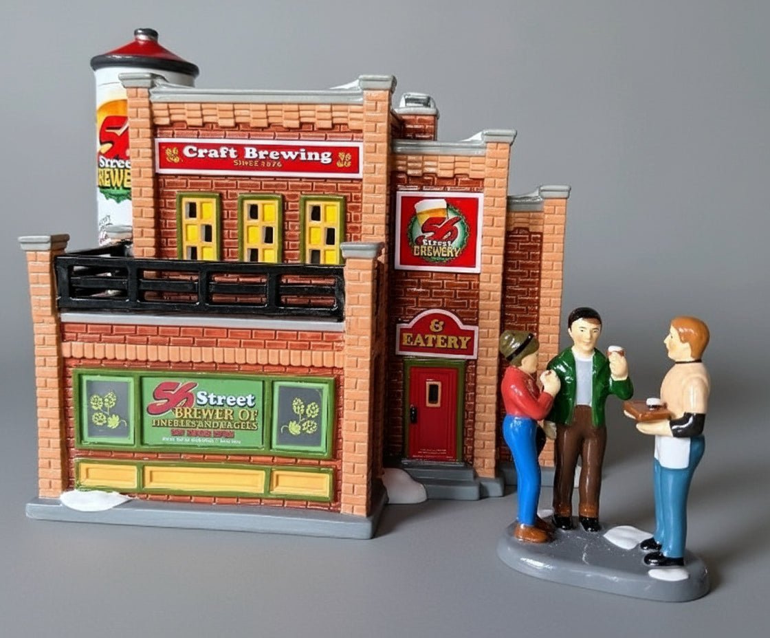 Department 56 Snow Village "56 Street Brewery Box Set" 4056682 Retired - Bayshore Treasures