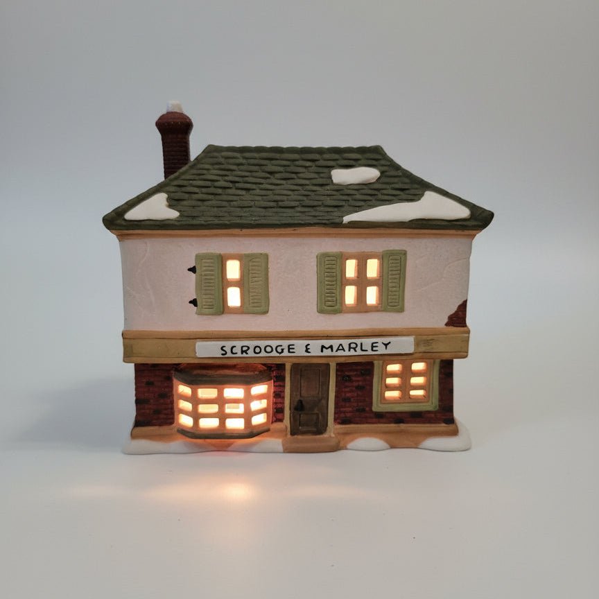 Department 56 The Heritage Village Collection "Scrooge and Marley Counting House", 1986, Box - Bayshore Treasures
