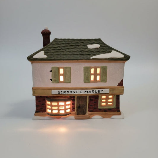 Department 56 The Heritage Village Collection "Scrooge and Marley Counting House", 1986, Box - Bayshore Treasures