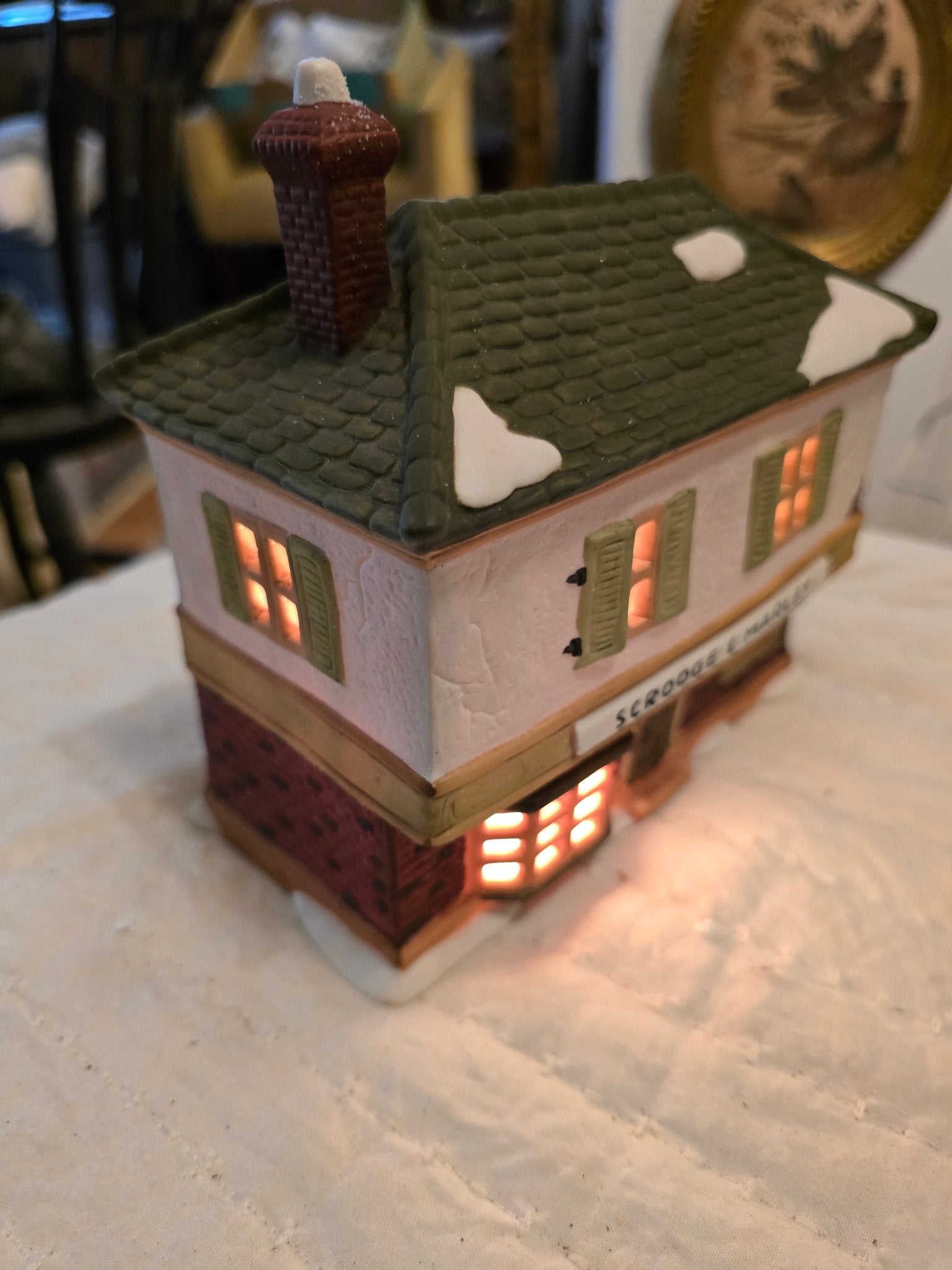 Department 56 The Heritage Village Collection "Scrooge and Marley Counting House", 1986, Box - Bayshore Treasures