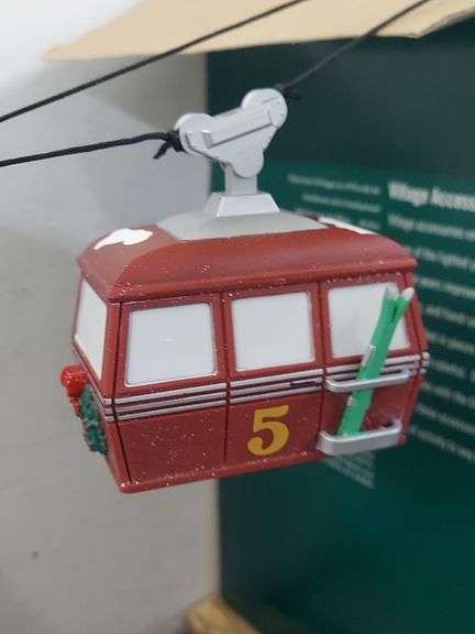 Department 56 Village Animated Gondola Ski Lift retired rare works - Bayshore Treasures