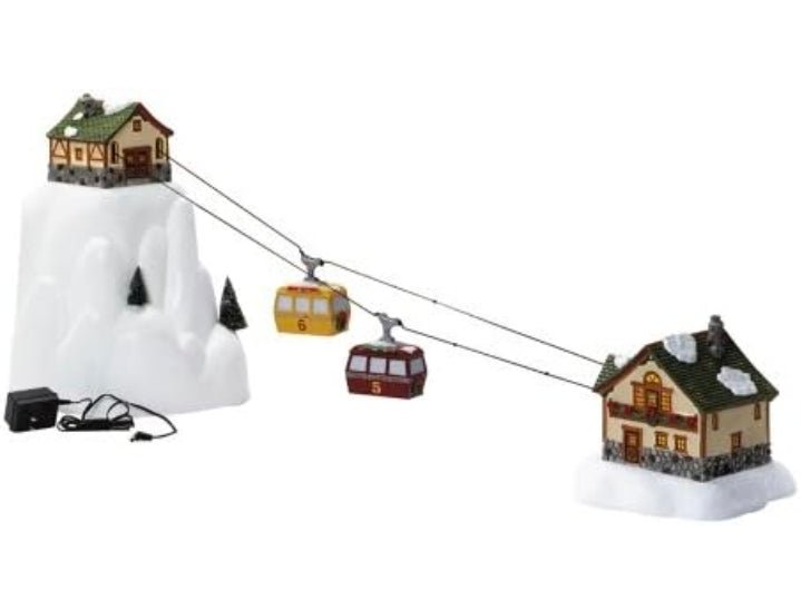 Department 56 Village Animated Gondola Ski Lift retired rare works - Bayshore Treasures