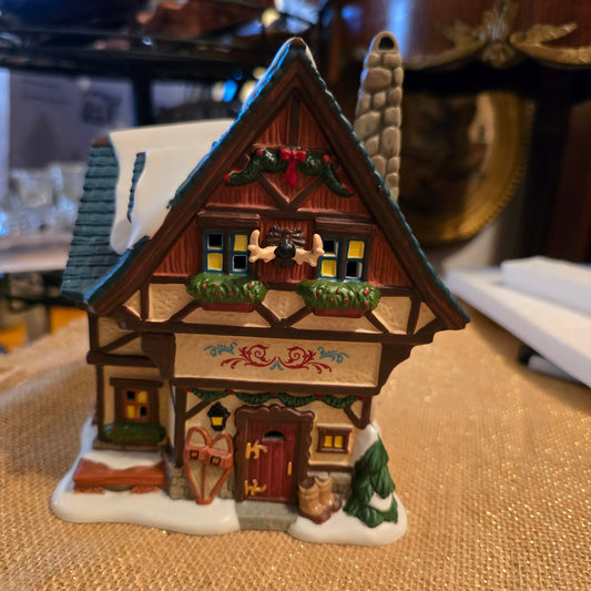 Dept 56 Alpine Village Bavarian Cottage 4056618 – Christmas House w/ Box - Bayshore Treasures