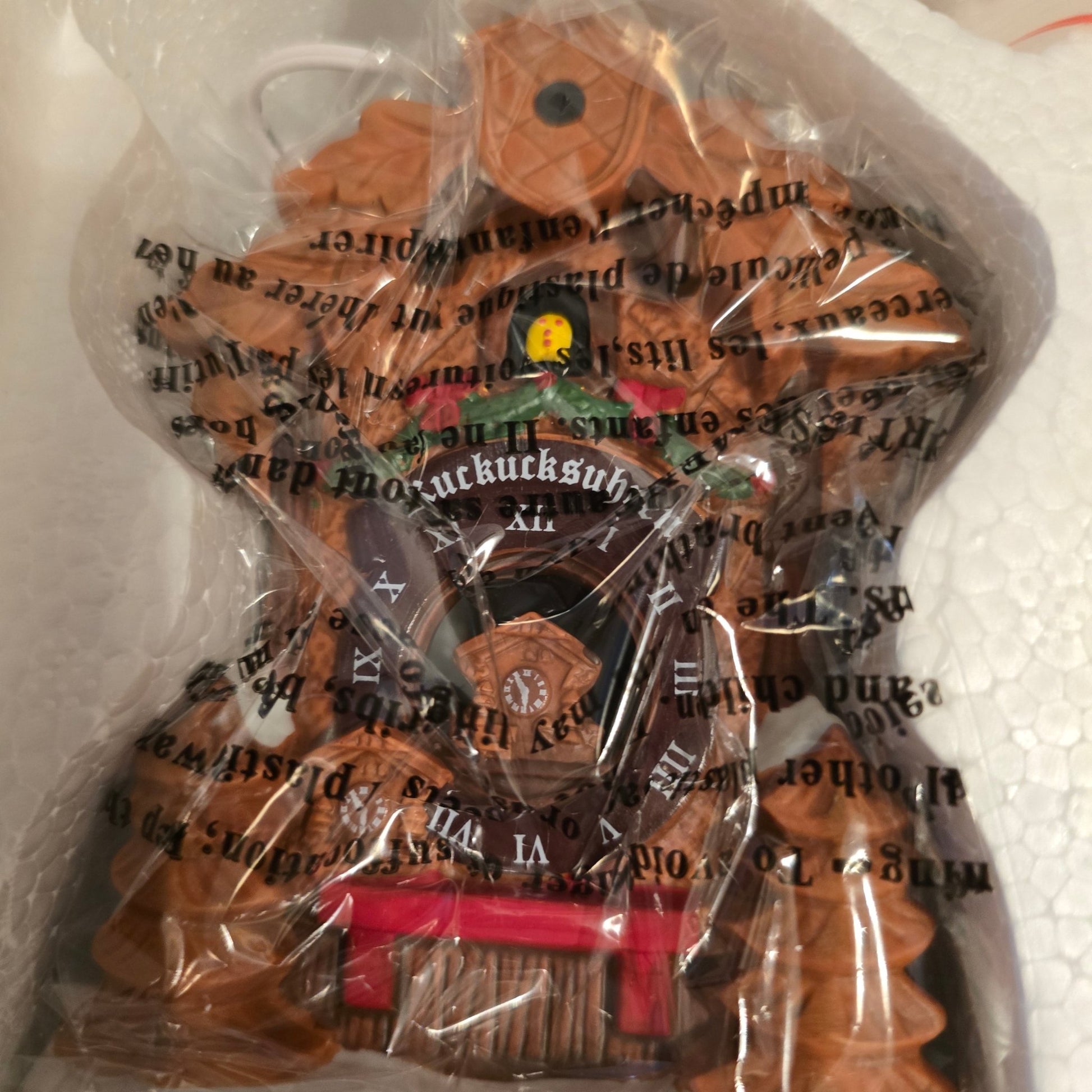 Dept 56 Alpine Village Black Forest Clocks 4050900 Set of 2 Lit Accessory MIB - Bayshore Treasures