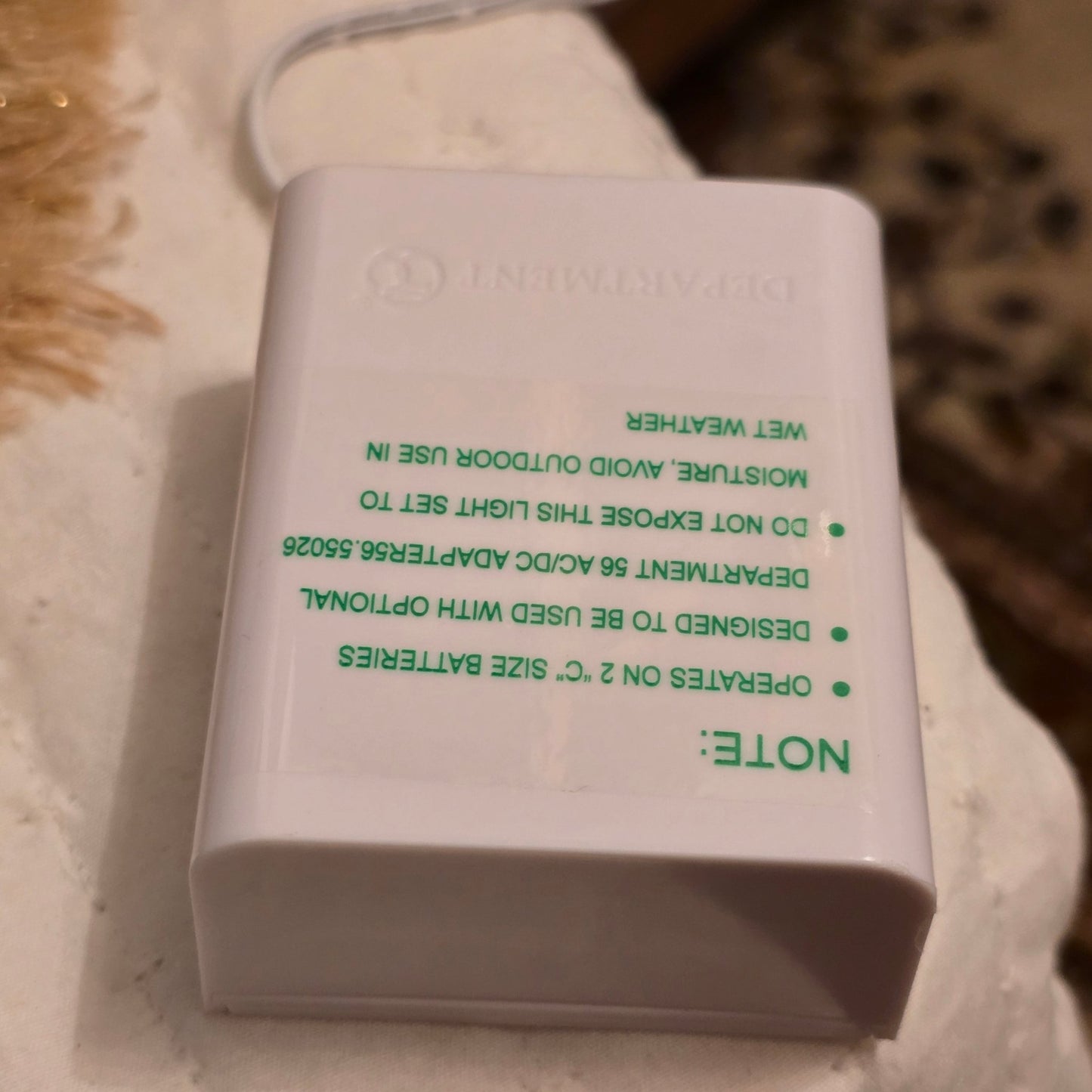 Dept 56 Alpine Village Christmas Market Gold Foil Angels 6002289 MIB - Bayshore Treasures