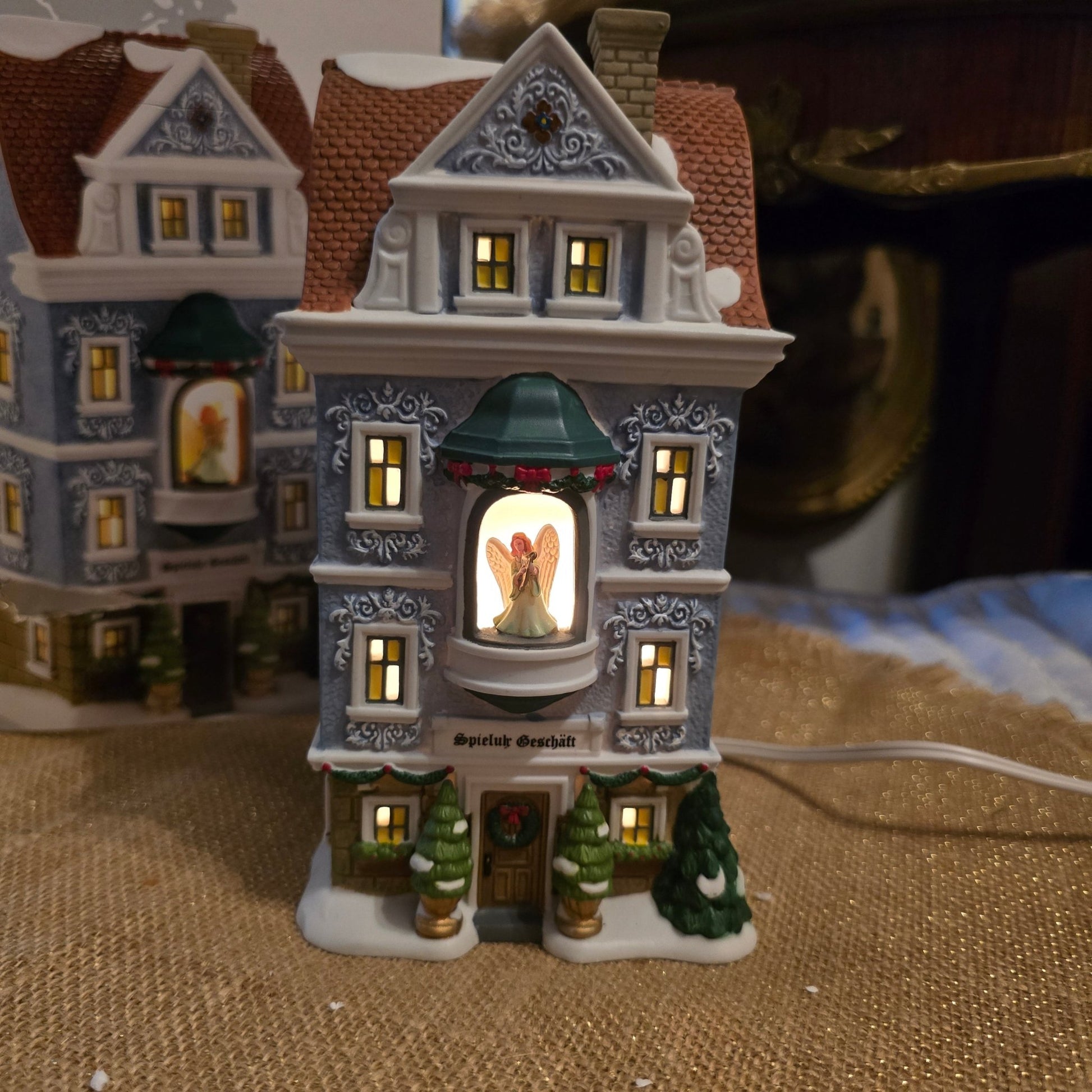 Dept 56 Alpine Village Music Box Shop 4036484 Spieluhr Geschäft w/ Box - Bayshore Treasures