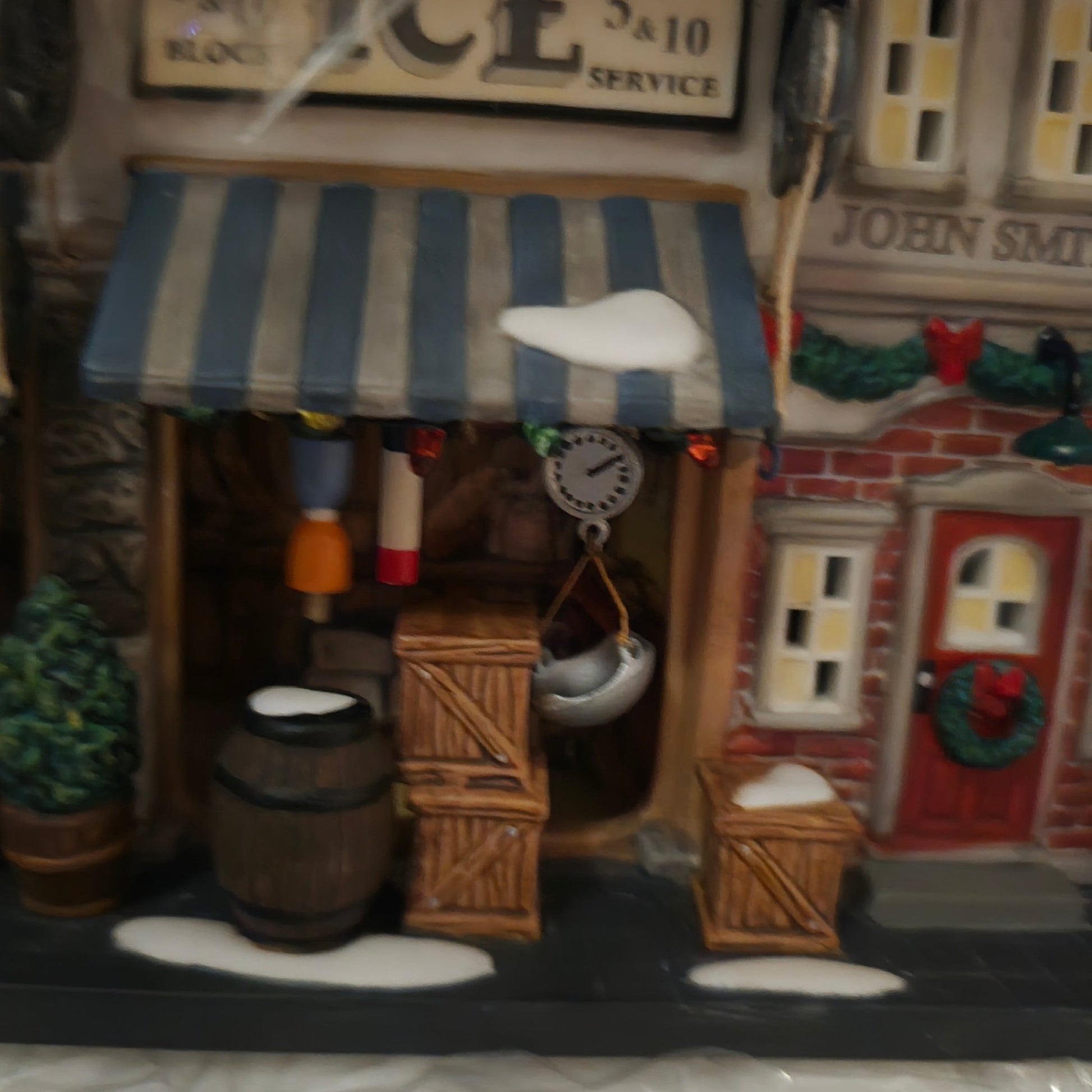 Dept 56 Christmas in the City Pier 56 East Harbor 59237 Lighted Building +box - Bayshore Treasures