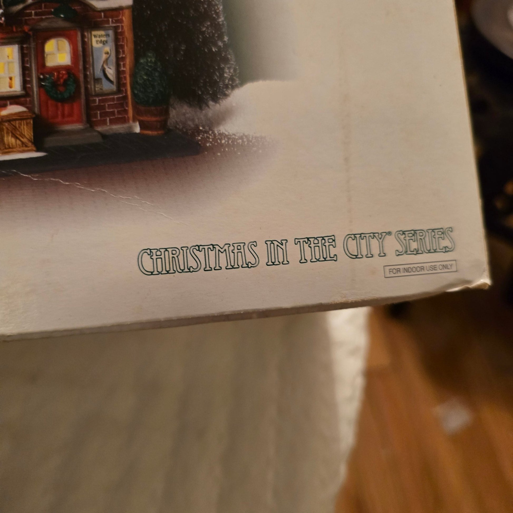 Dept 56 Christmas in the City Pier 56 East Harbor 59237 Lighted Building +box - Bayshore Treasures