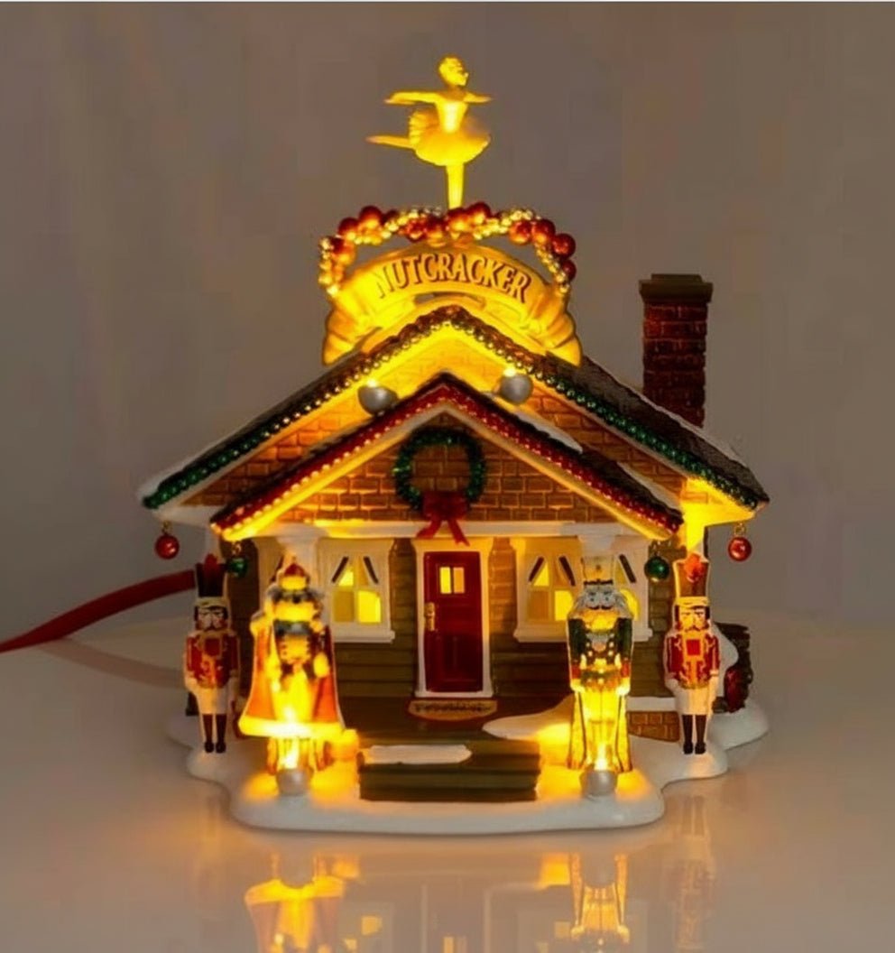 Dept 56 Christmas Lane Village The Nutcracker House Lights & Animated - Rare - Bayshore Treasures