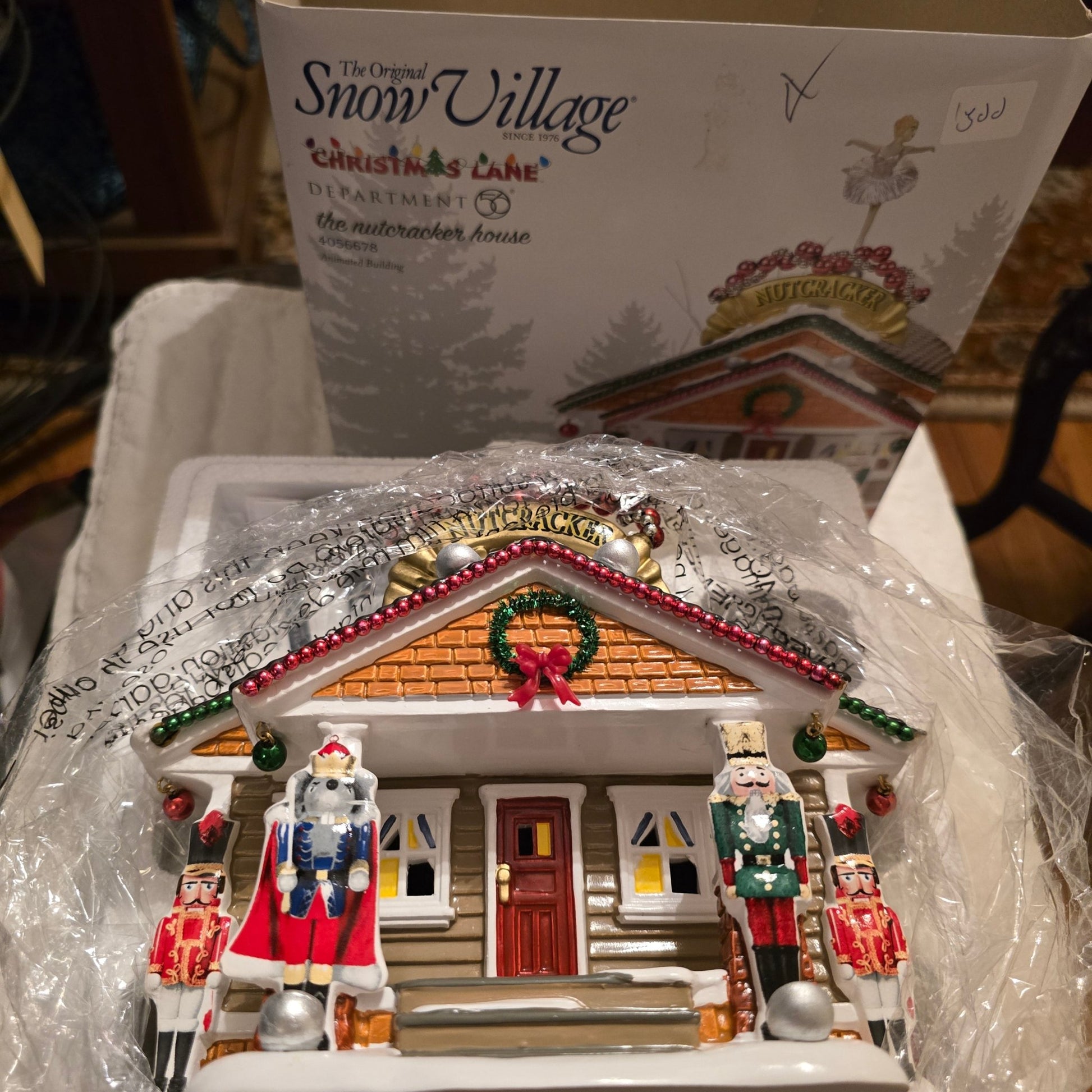 Dept 56 Christmas Lane Village The Nutcracker House Lights & Animated - Rare - Bayshore Treasures