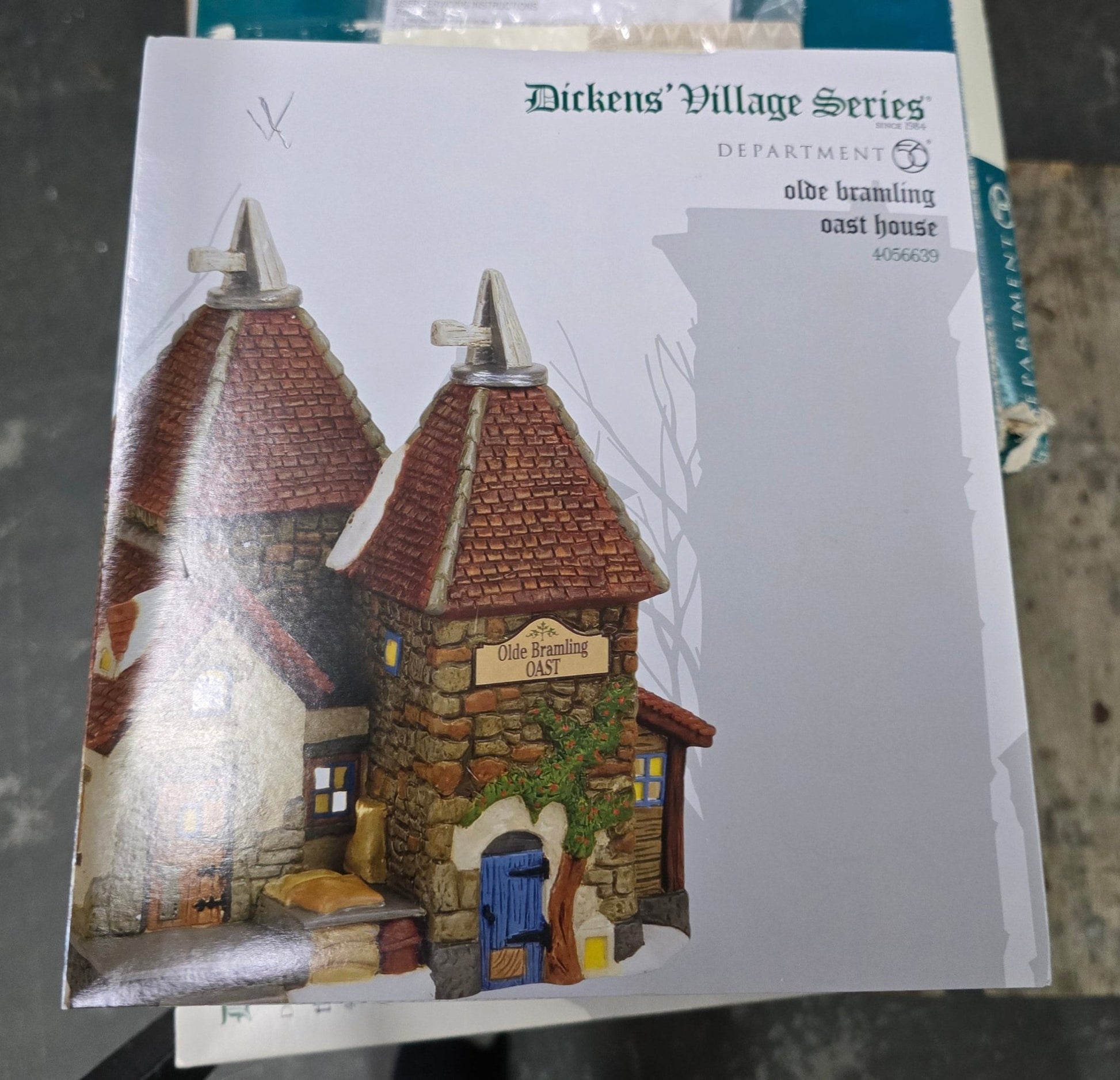 Dept 56 Dickens Village Olde Bramling Oast House 4056639 Retired - Bayshore Treasures