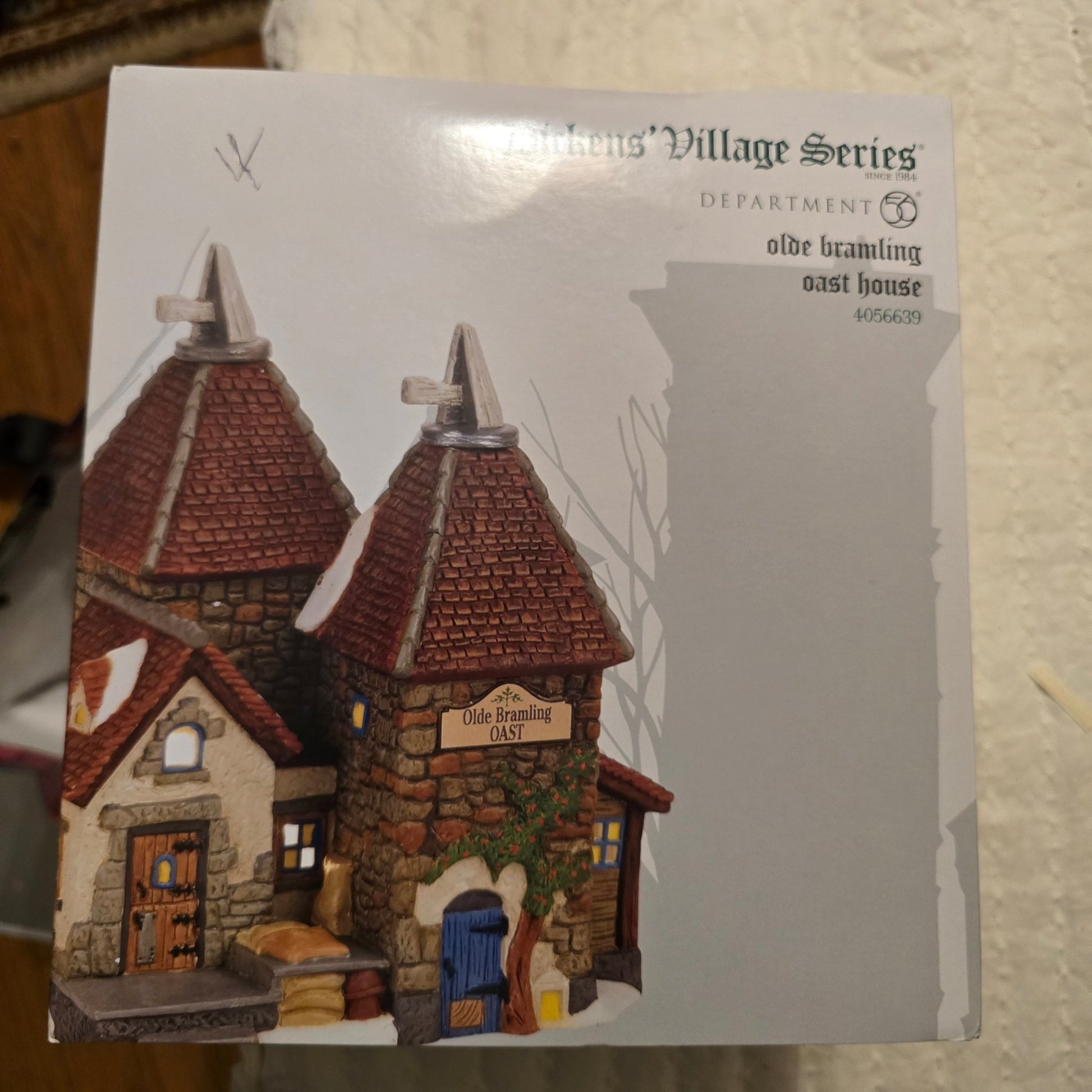Dept 56 Dickens Village Olde Bramling Oast House 4056639 Retired - Bayshore Treasures