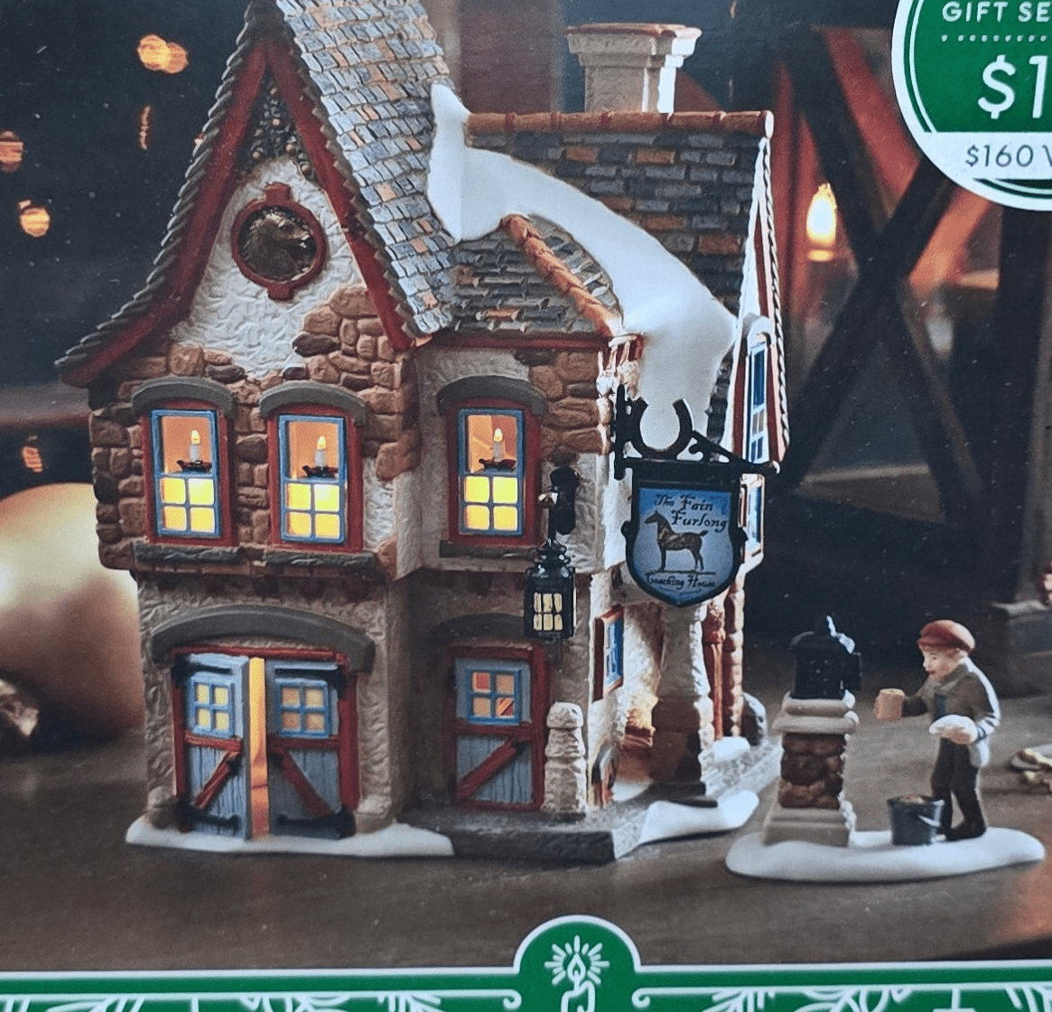 Dept 56 Dickens Village Welcoming Christmas 6009754 Set/2 MIB - Bayshore Treasures