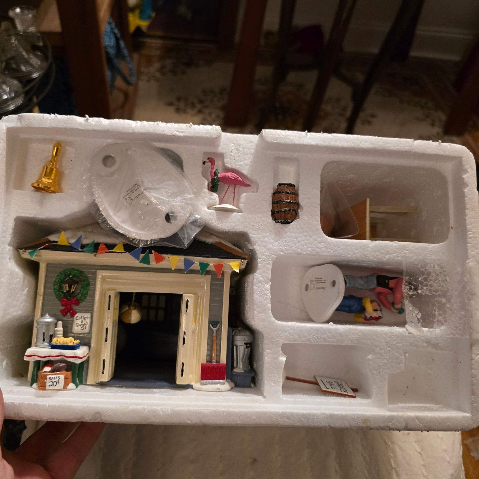 Dept 56 Snow Village Another Man’s Treasure Garage Sale 54945 Retired - Bayshore Treasures