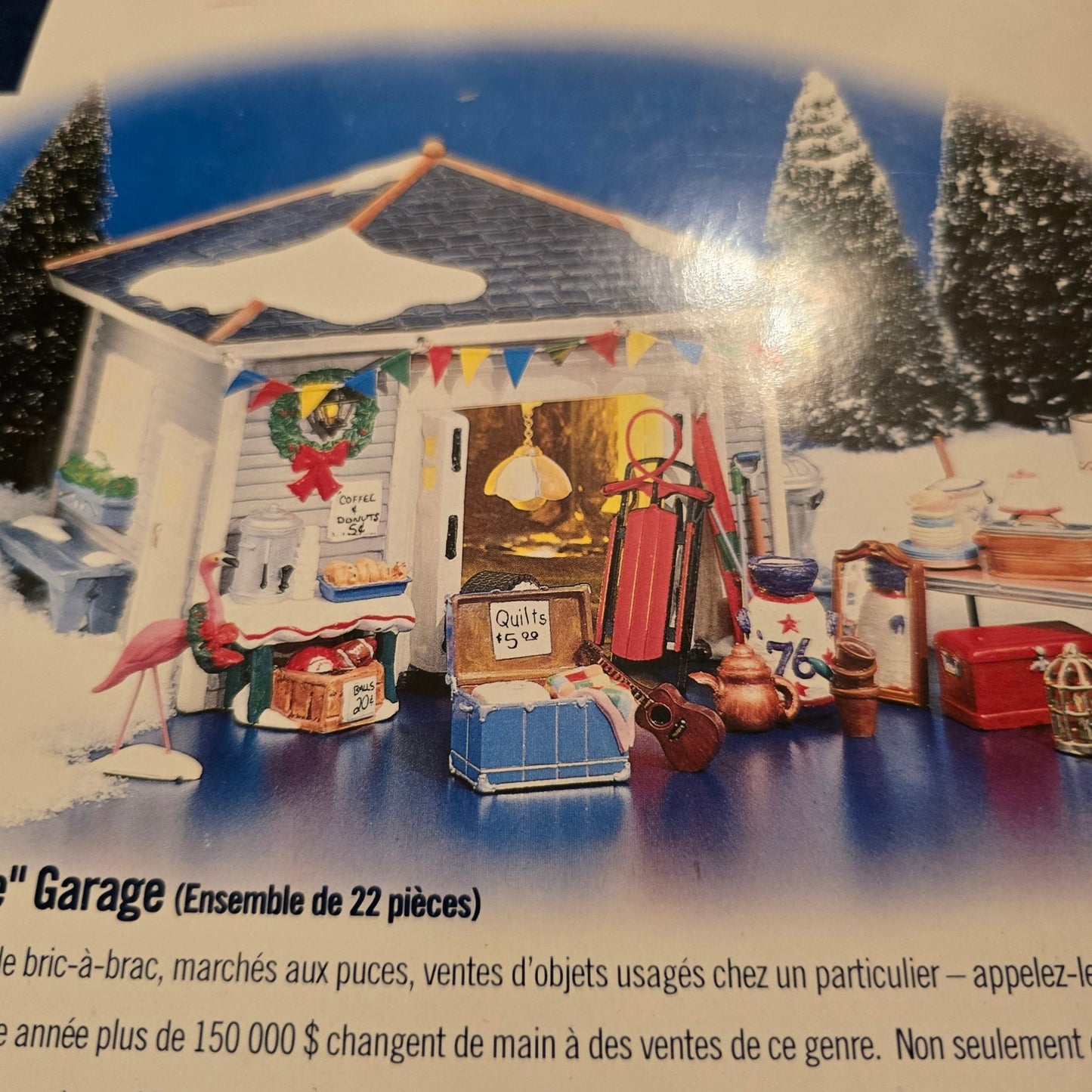 Dept 56 Snow Village Another Man’s Treasure Garage Sale 54945 Retired - Bayshore Treasures