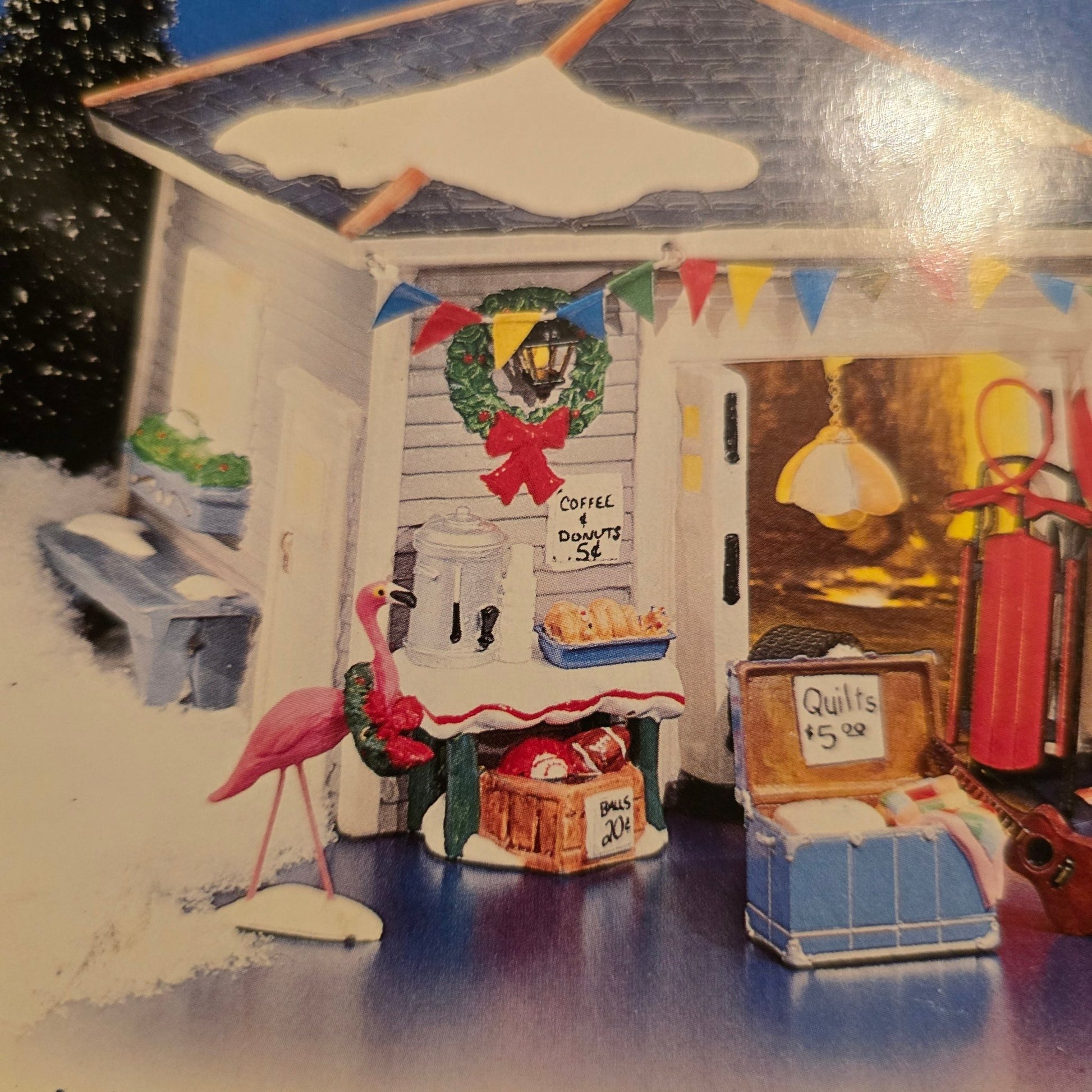 Dept 56 Snow Village Another Man’s Treasure Garage Sale 54945 Retired - Bayshore Treasures