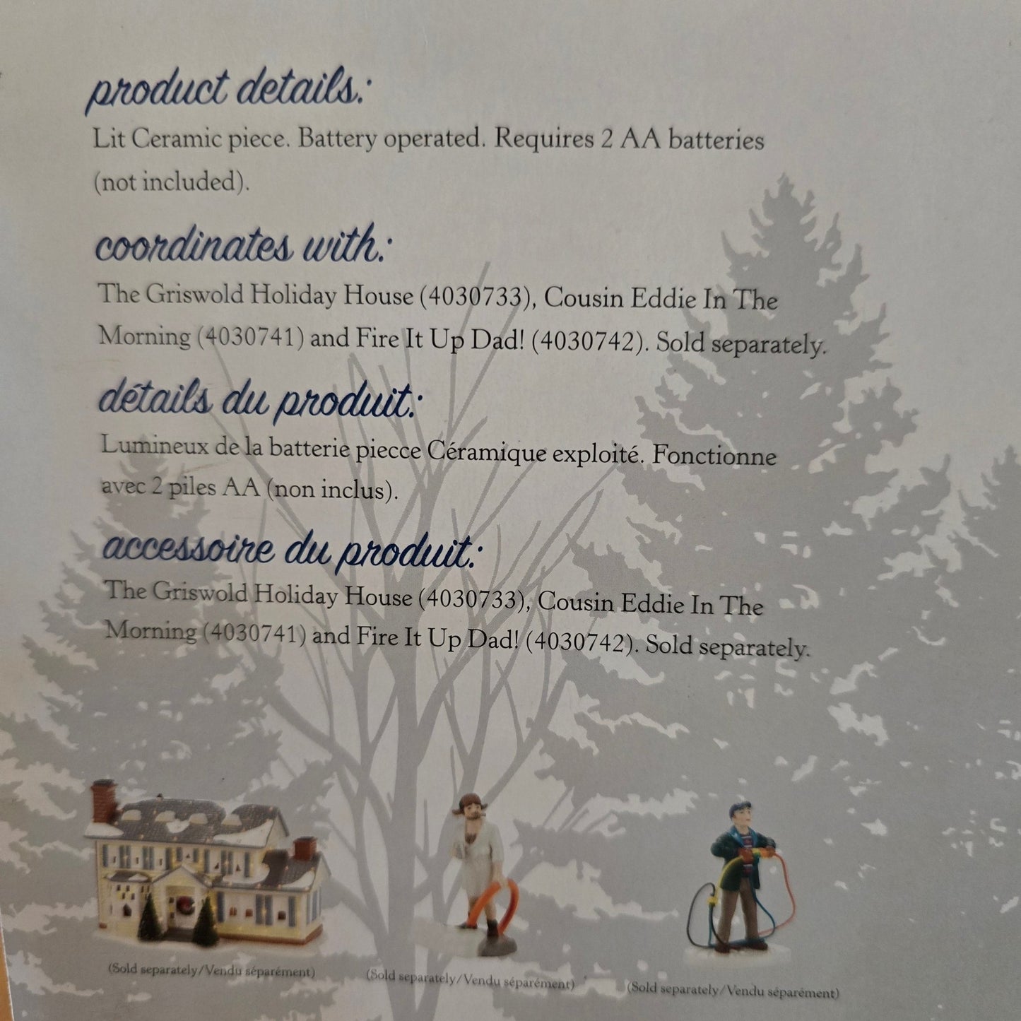 Dept 56 Snow Village Christmas Vacation Cousin Eddie’s RV 4030734 w/ Box - Bayshore Treasures