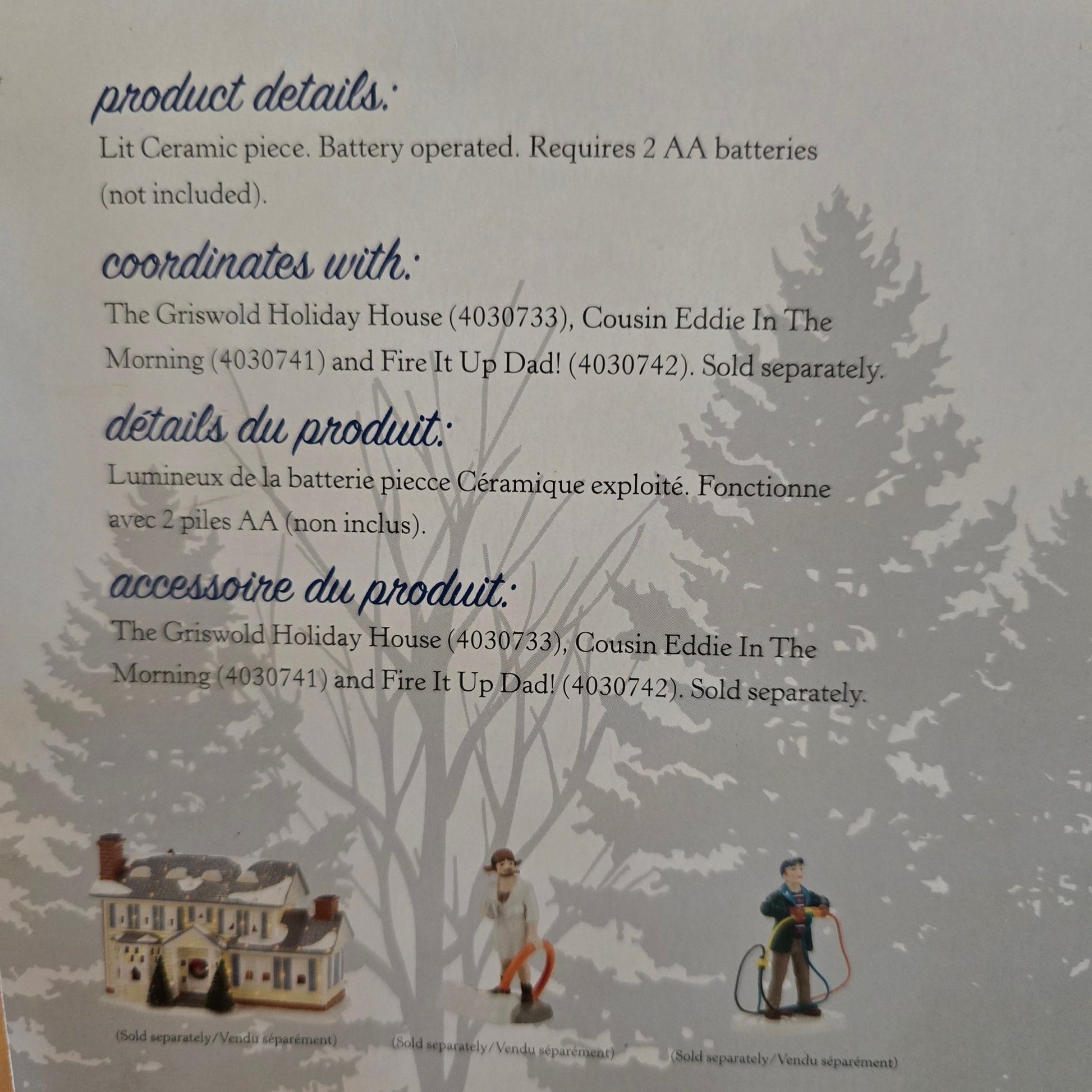 Dept 56 Snow Village Christmas Vacation Cousin Eddie’s RV 4030734 w/ Box - Bayshore Treasures