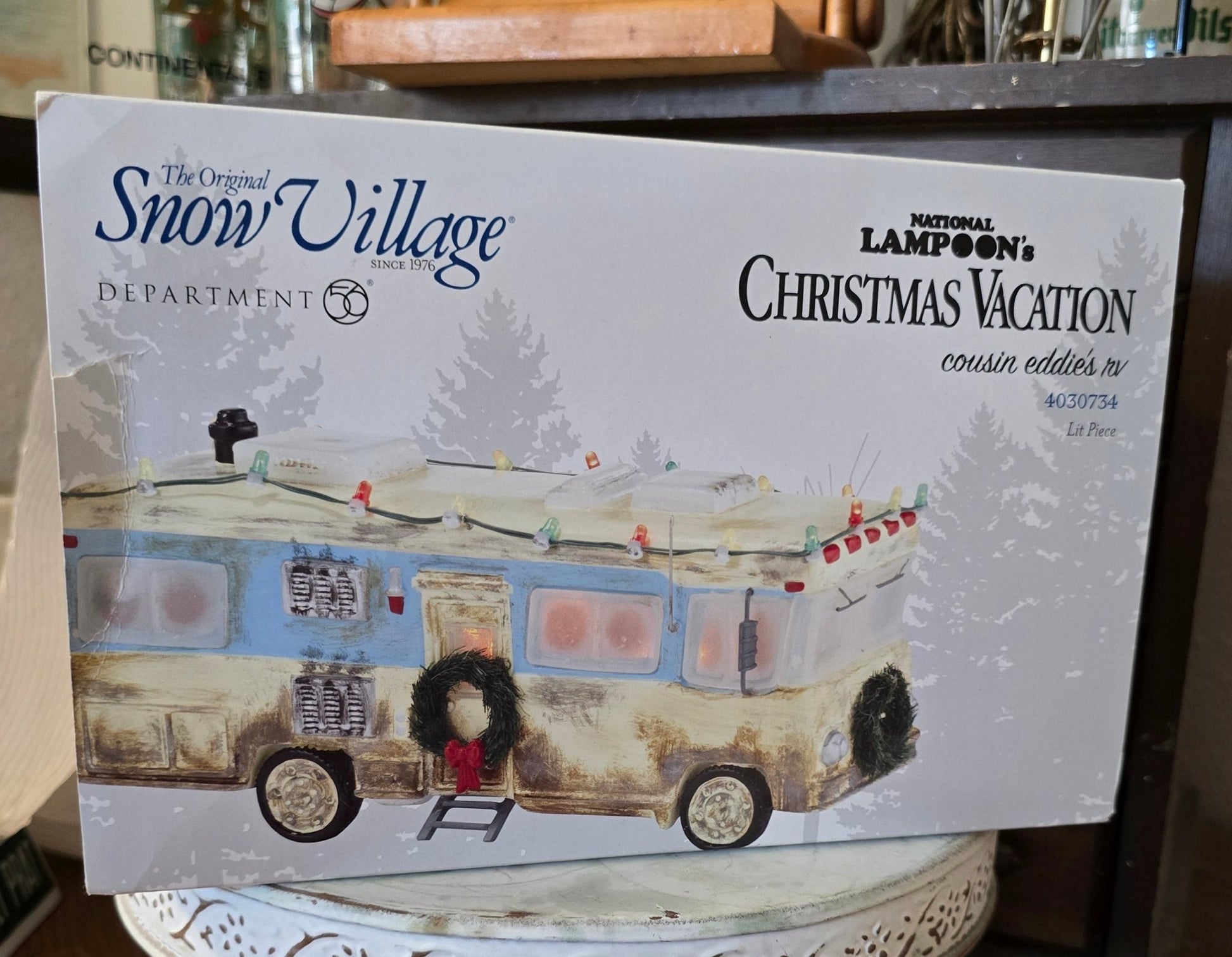 Dept 56 Snow Village Christmas Vacation Cousin Eddie’s RV 4030734 w/ Box - Bayshore Treasures
