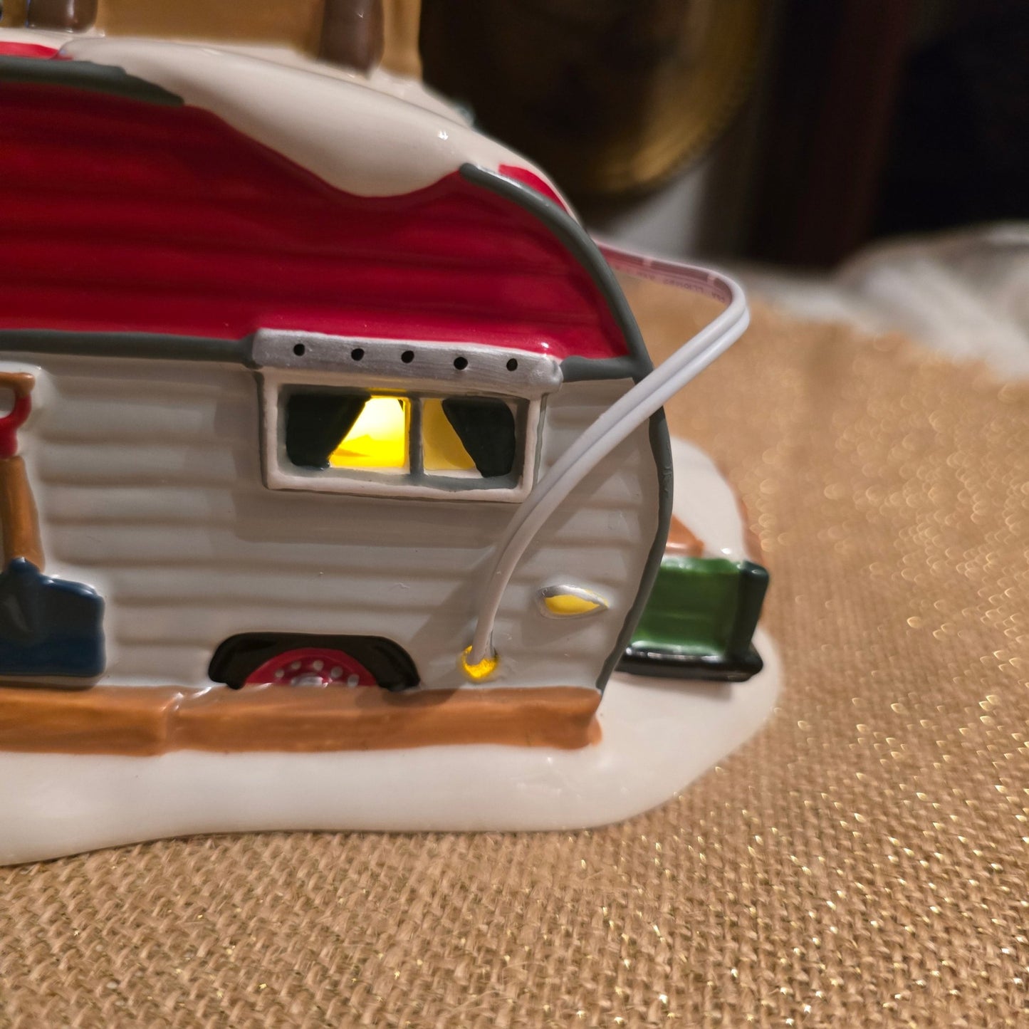 Dept 56 Snow Village Stumble Inn Fish Shack 6003138 Christmas House w/ Box - Bayshore Treasures