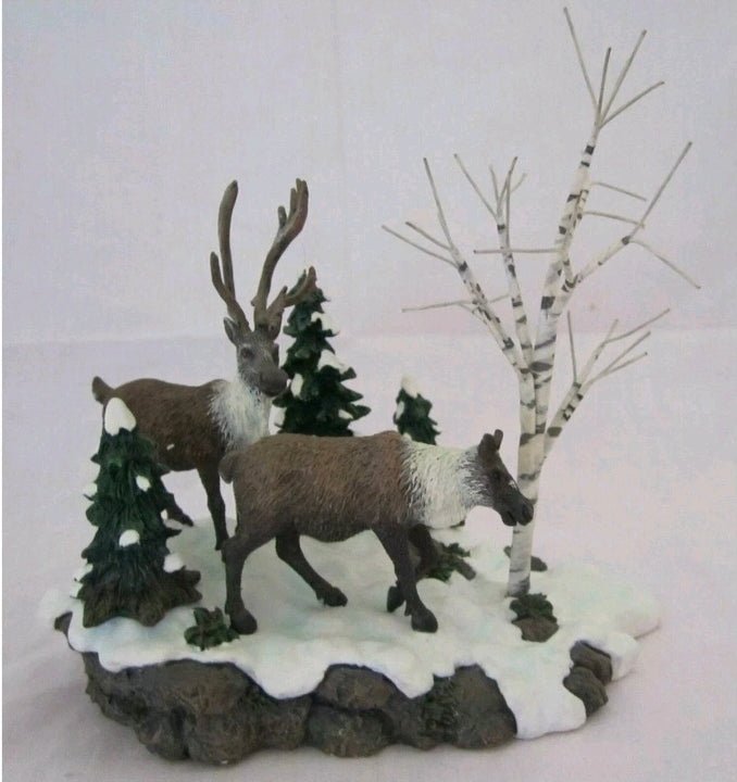 Dept 56 Village Accessories - Woodland Animals at Cliff's Edge Christmas decoration - Bayshore Treasures