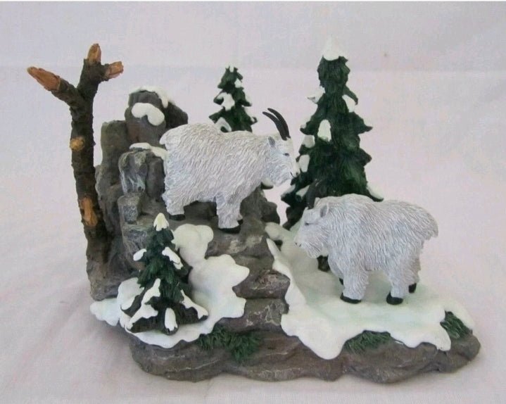 Dept 56 Village Accessories - Woodland Animals at Cliff's Edge Christmas decoration - Bayshore Treasures