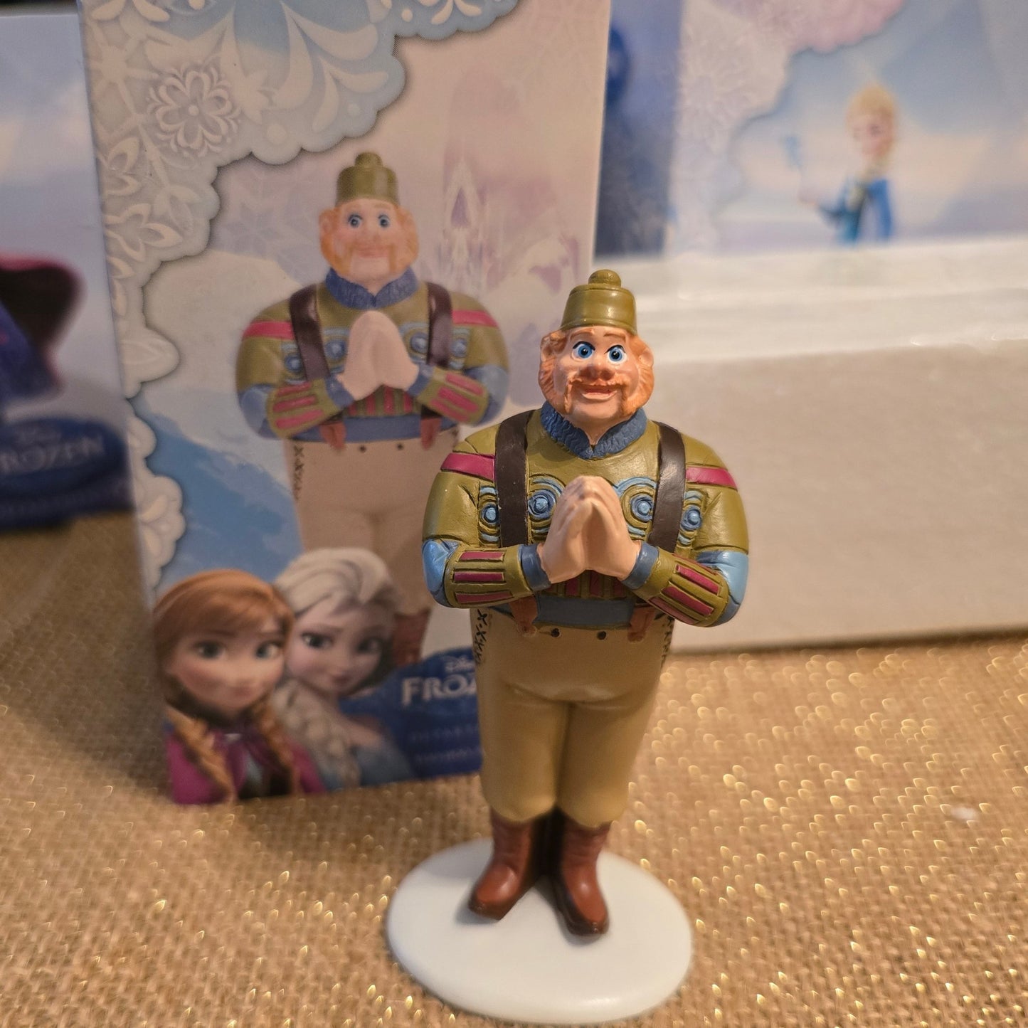 Disney Frozen Department 56 Village – COMPLETE 7 - Piece Set – Elsa’s Ice Palace, Wandering Oaken’s, Figures – NIB/Excellent - Bayshore Treasures