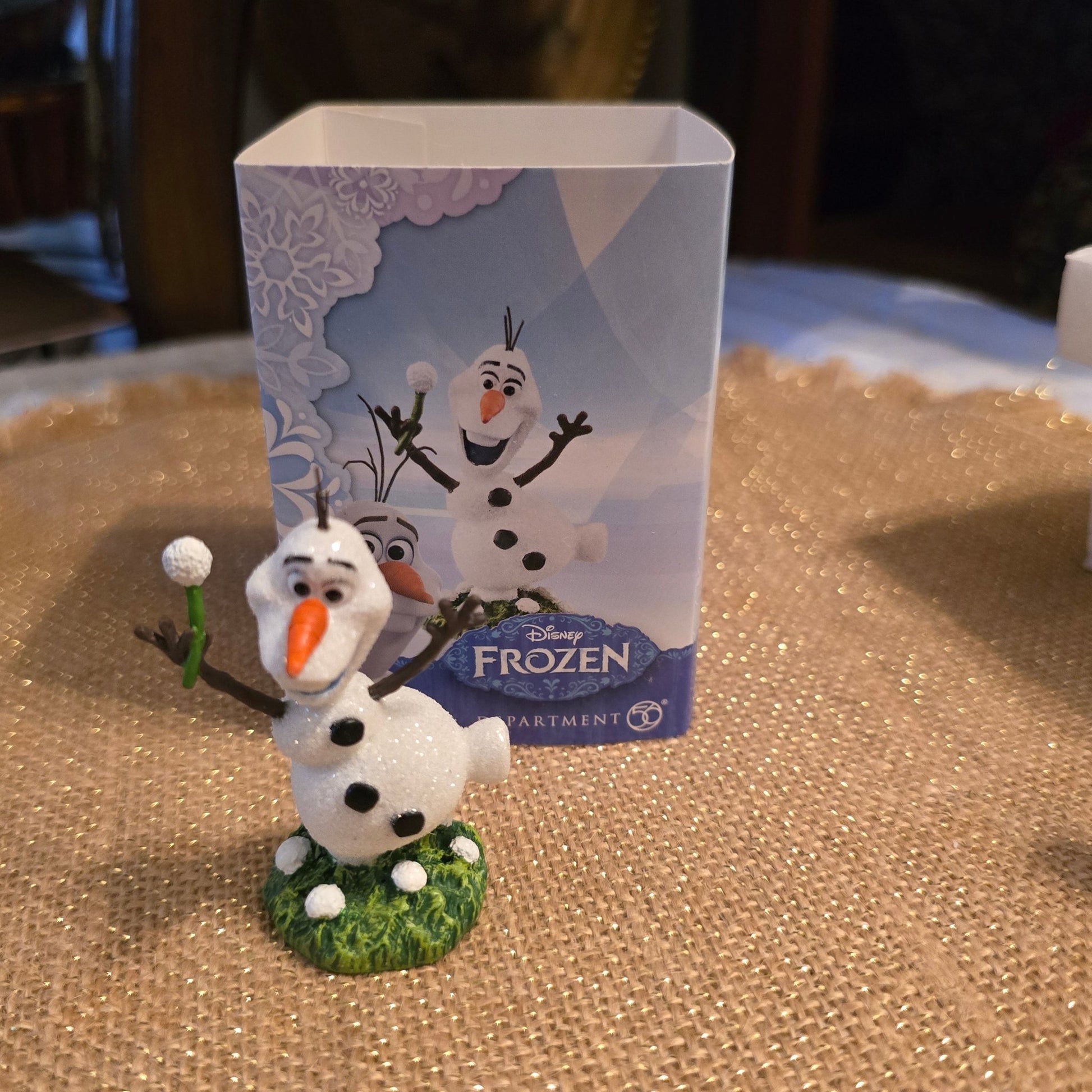 Disney Frozen Department 56 Village – COMPLETE 7 - Piece Set – Elsa’s Ice Palace, Wandering Oaken’s, Figures – NIB/Excellent - Bayshore Treasures