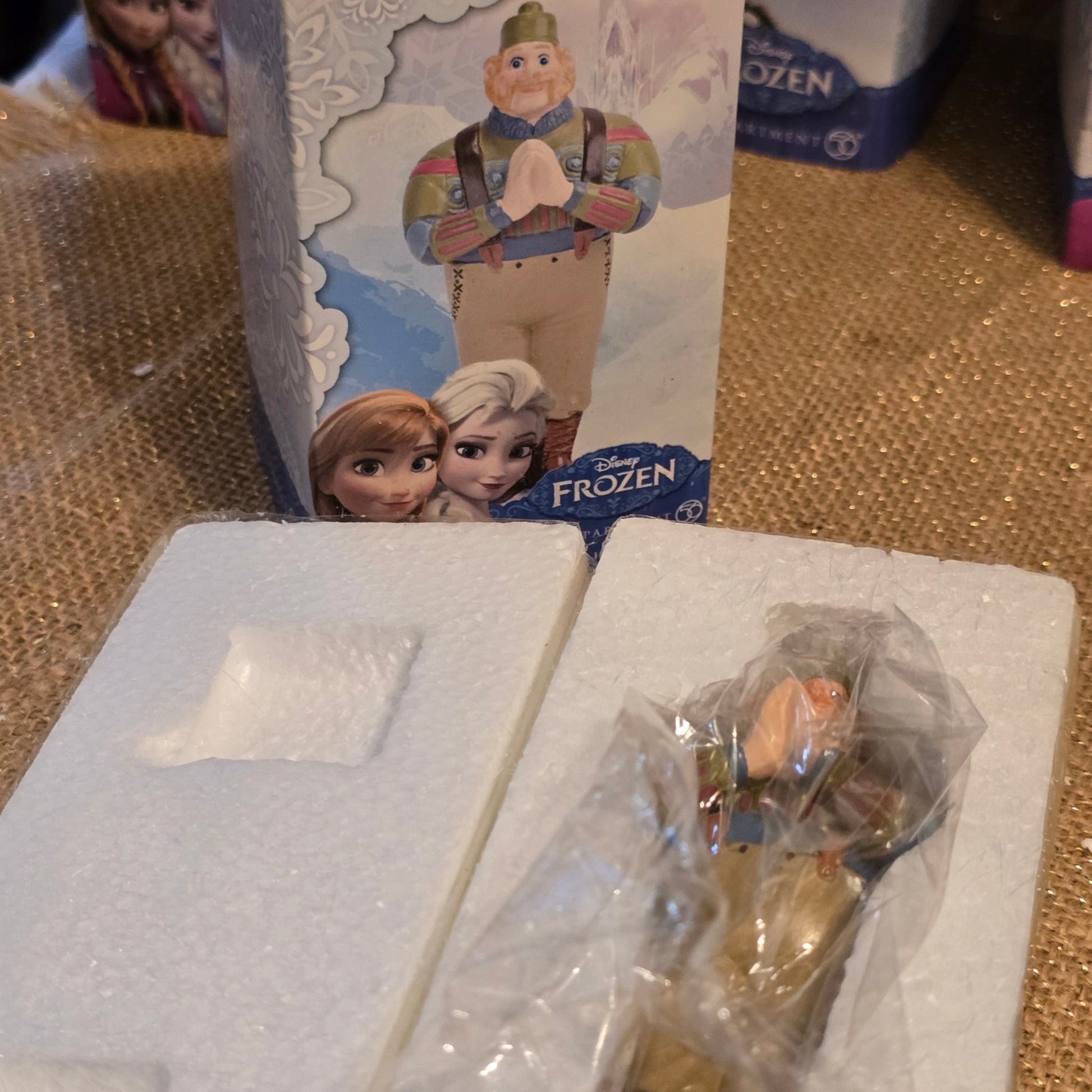 Disney Frozen Department 56 Village – COMPLETE 7 - Piece Set – Elsa’s Ice Palace, Wandering Oaken’s, Figures – NIB/Excellent - Bayshore Treasures