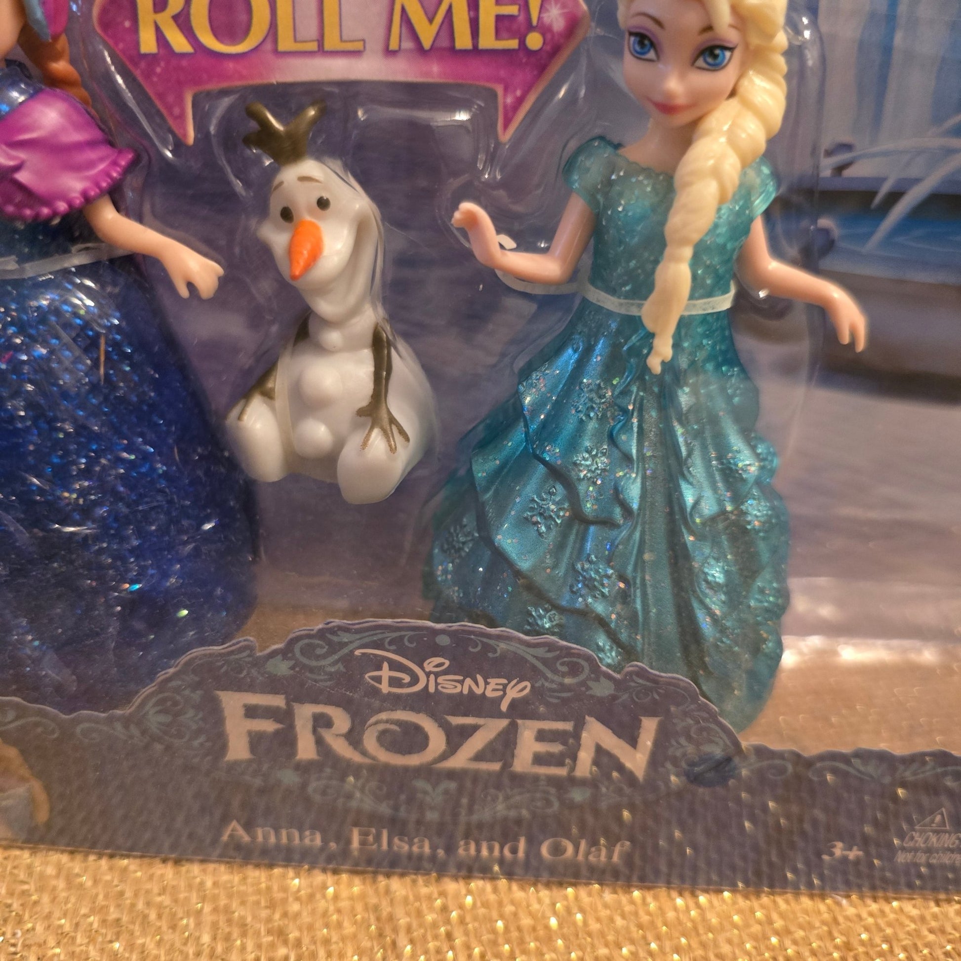 Disney Frozen Glitter Glider Anna Elsa & Olaf Figures – Mattel CBM27 – NEW Sealed - Bayshore Treasures