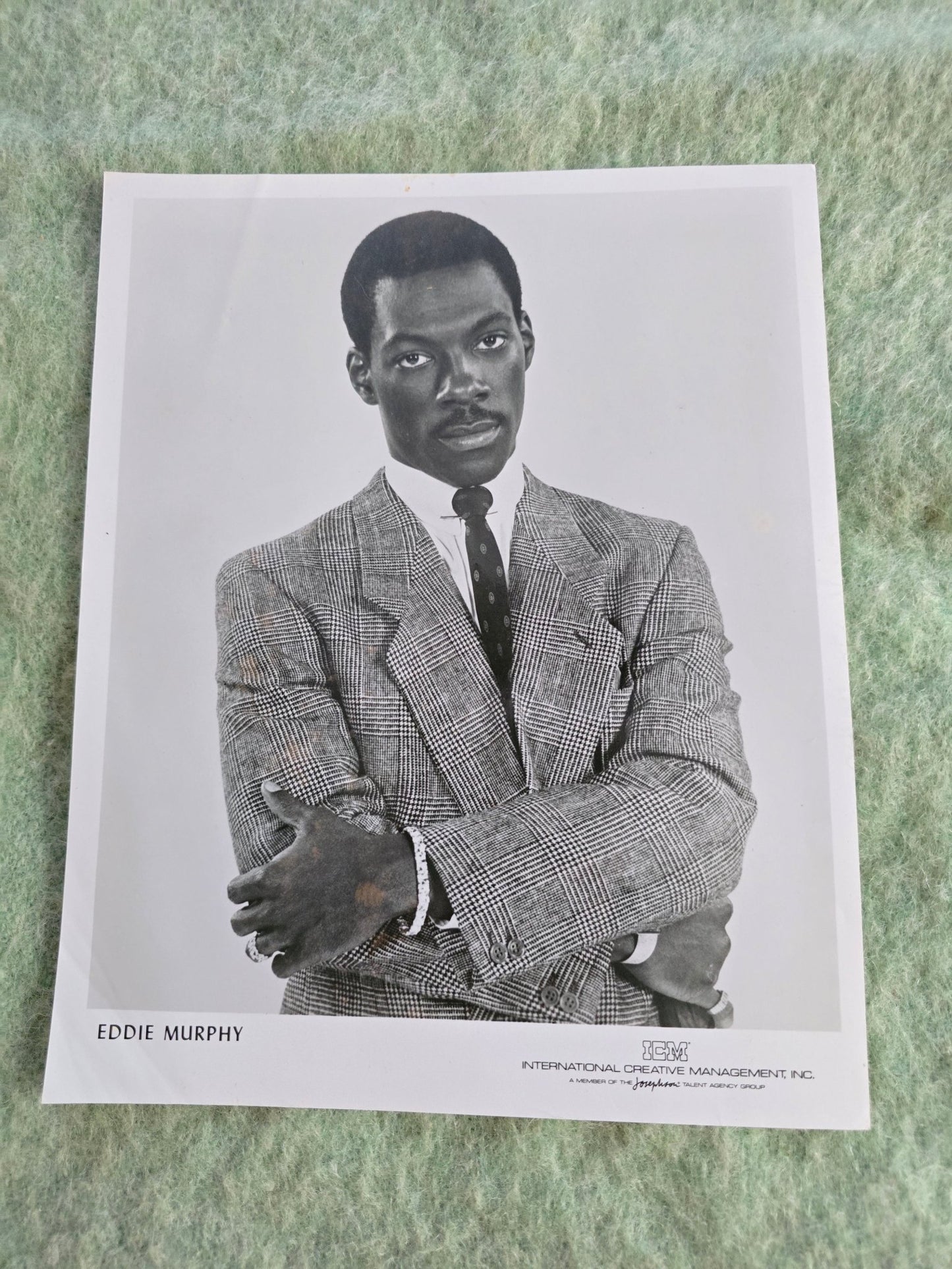 Eddie Murphy Vintage 1980s Original ICM Promo Headshot Photo – 8x10 – Early Career - Bayshore Treasures
