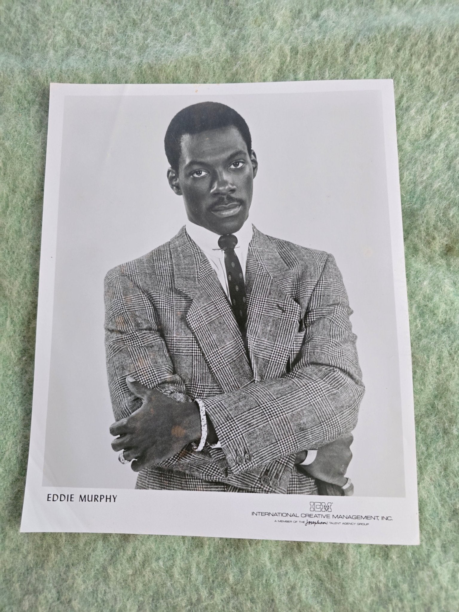 Eddie Murphy Vintage 1980s Original ICM Promo Headshot Photo – 8x10 – Early Career - Bayshore Treasures