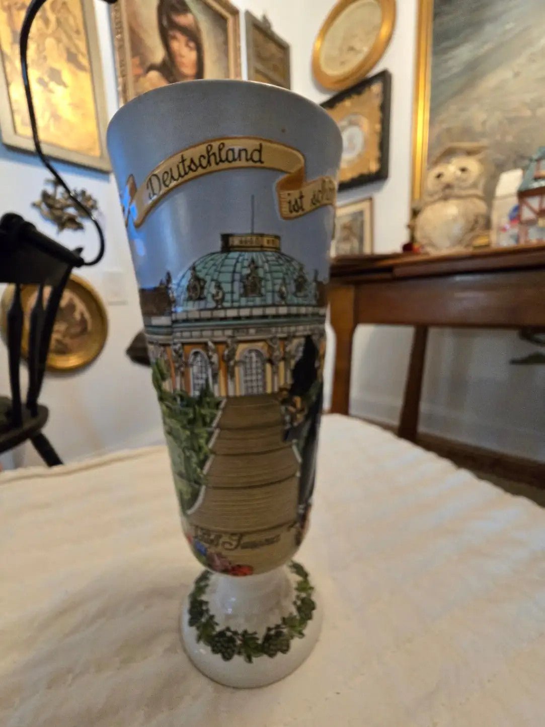 Erdinger Weissbrau Beer Glass 0.5L C - Ko Germany Collectible Decorative Stein - Bayshore Treasures